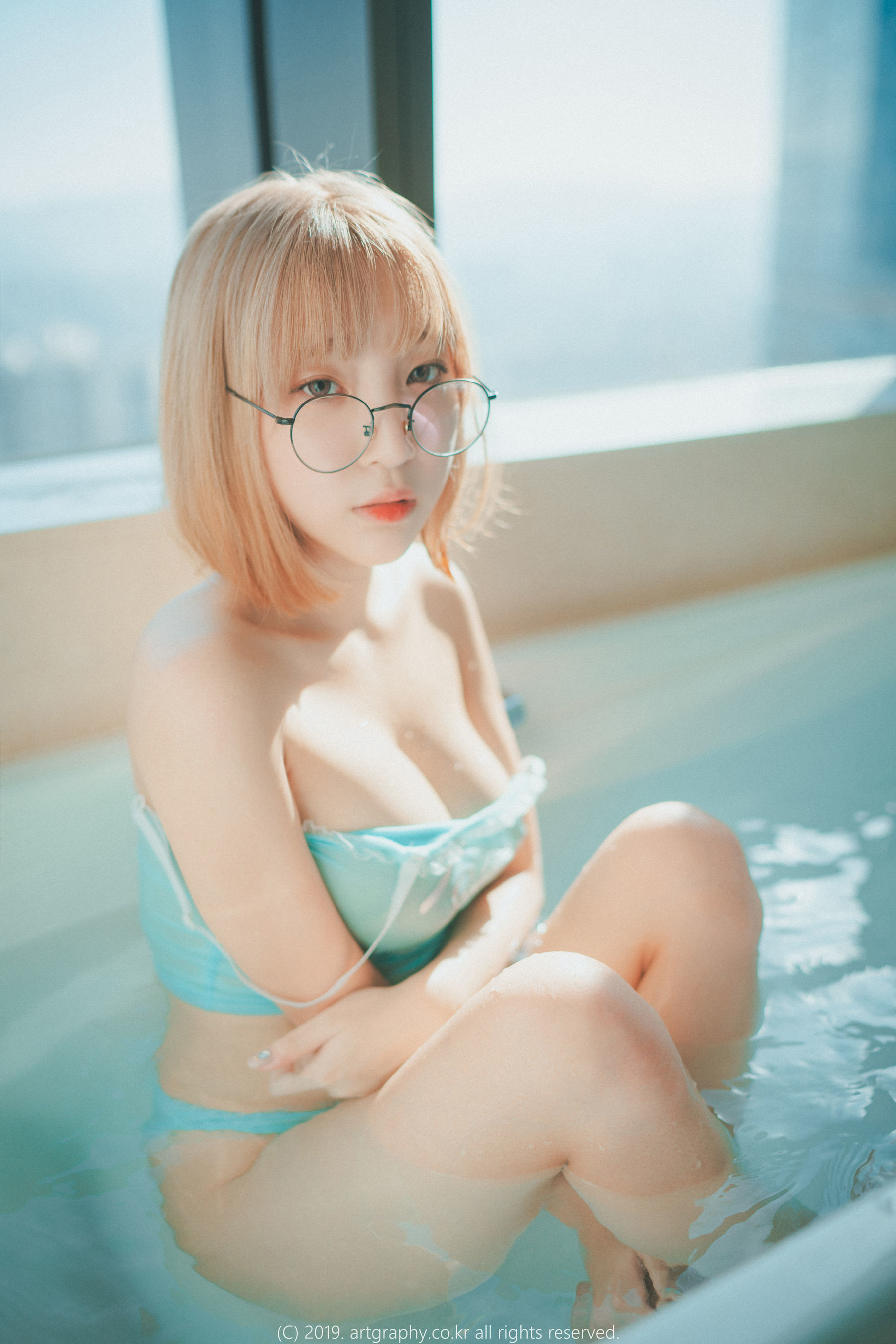 [ARTGRAVIA] VOL.056 巨乳少女姜仁卿 - 蕾丝内衣 吊带小背心  第14张