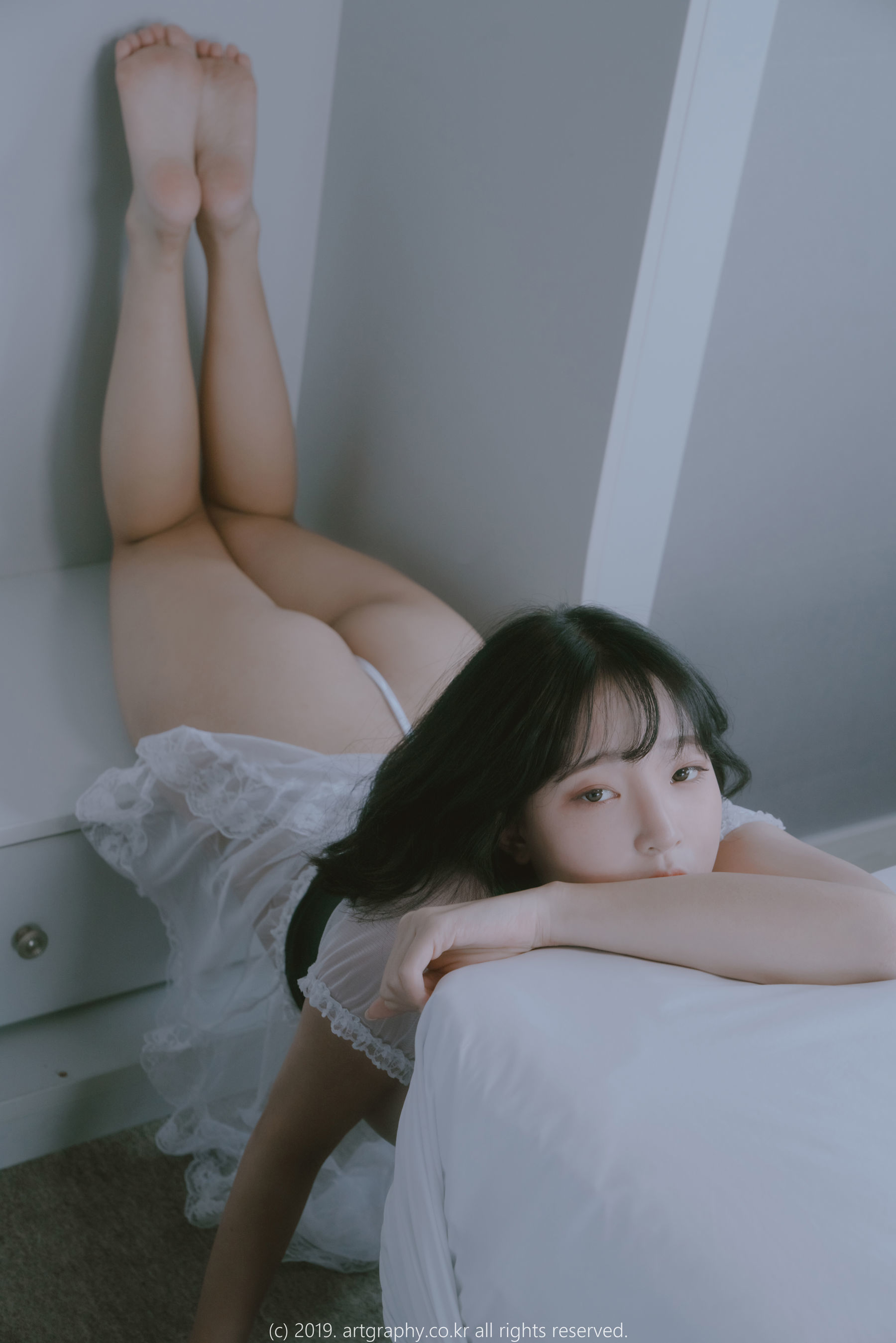 [ARTGRAVIA] VOL.069 巨乳少女姜仁卿 - 透视睡衣 古典红色睡袍  第7张