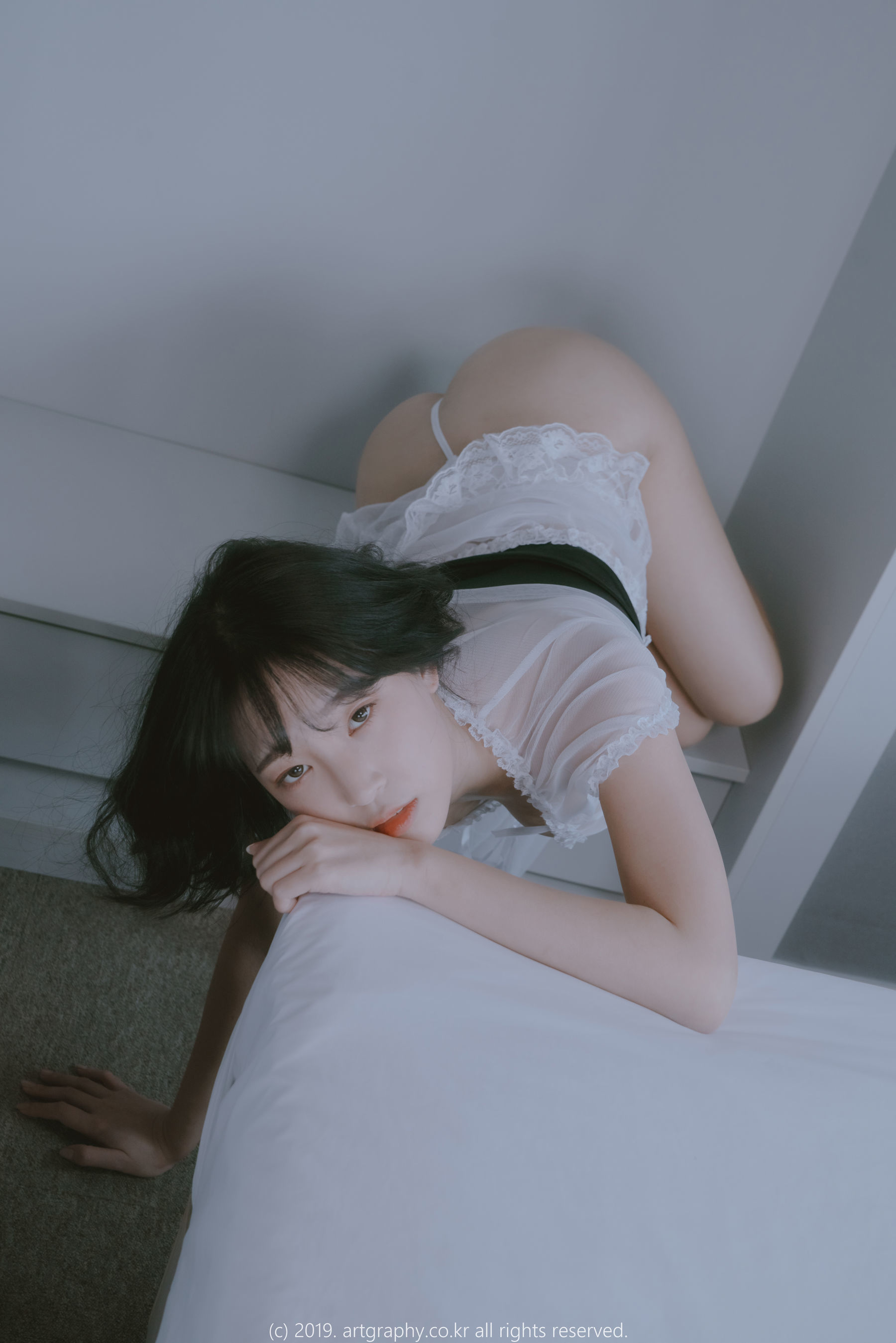 [ARTGRAVIA] VOL.069 巨乳少女姜仁卿 - 透视睡衣 古典红色睡袍  第7张