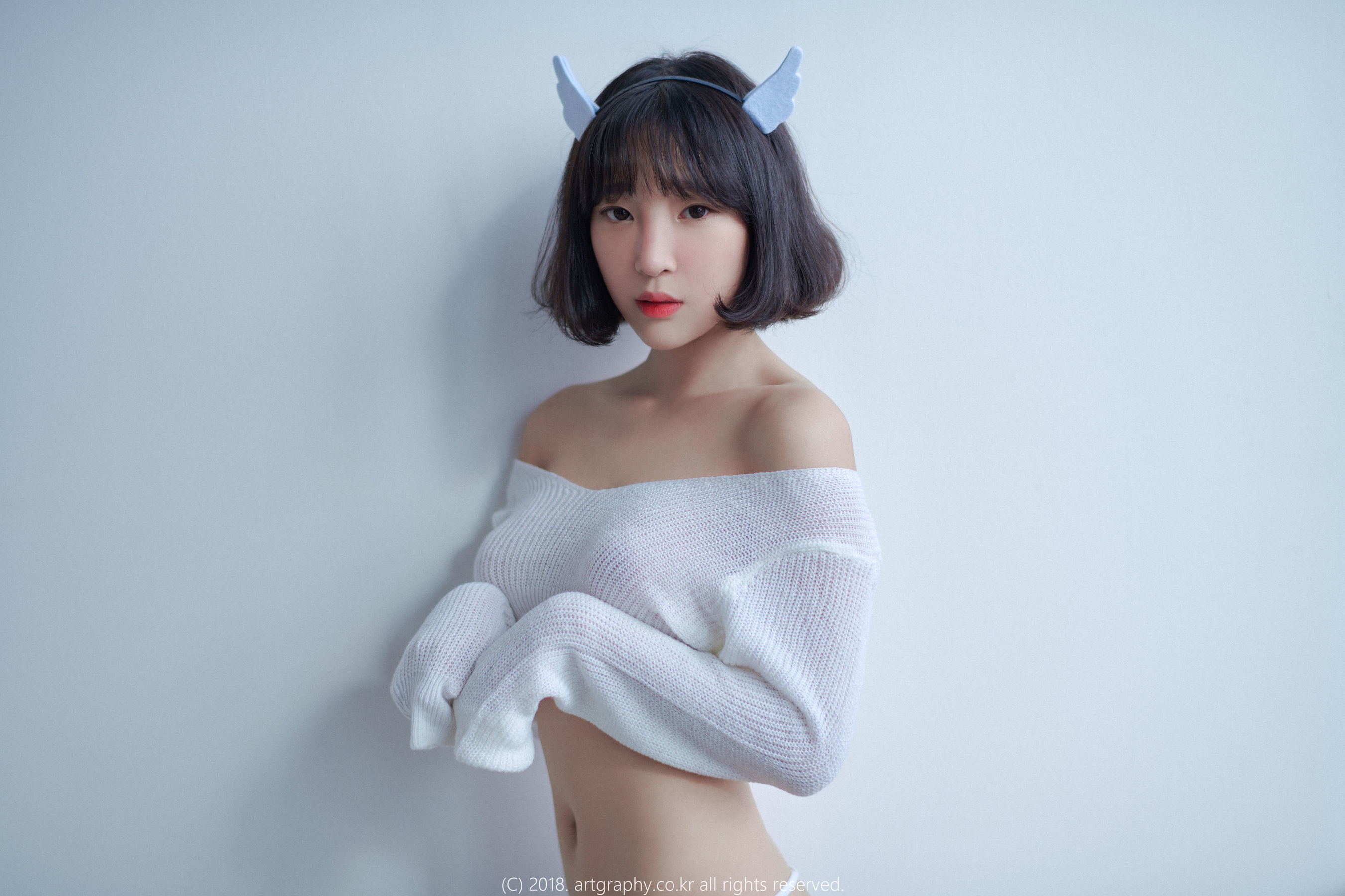 [ARTGRAVIA] VOL.039 巨乳少女姜仁卿 - 白猫少女 奶牛尤物  第4张