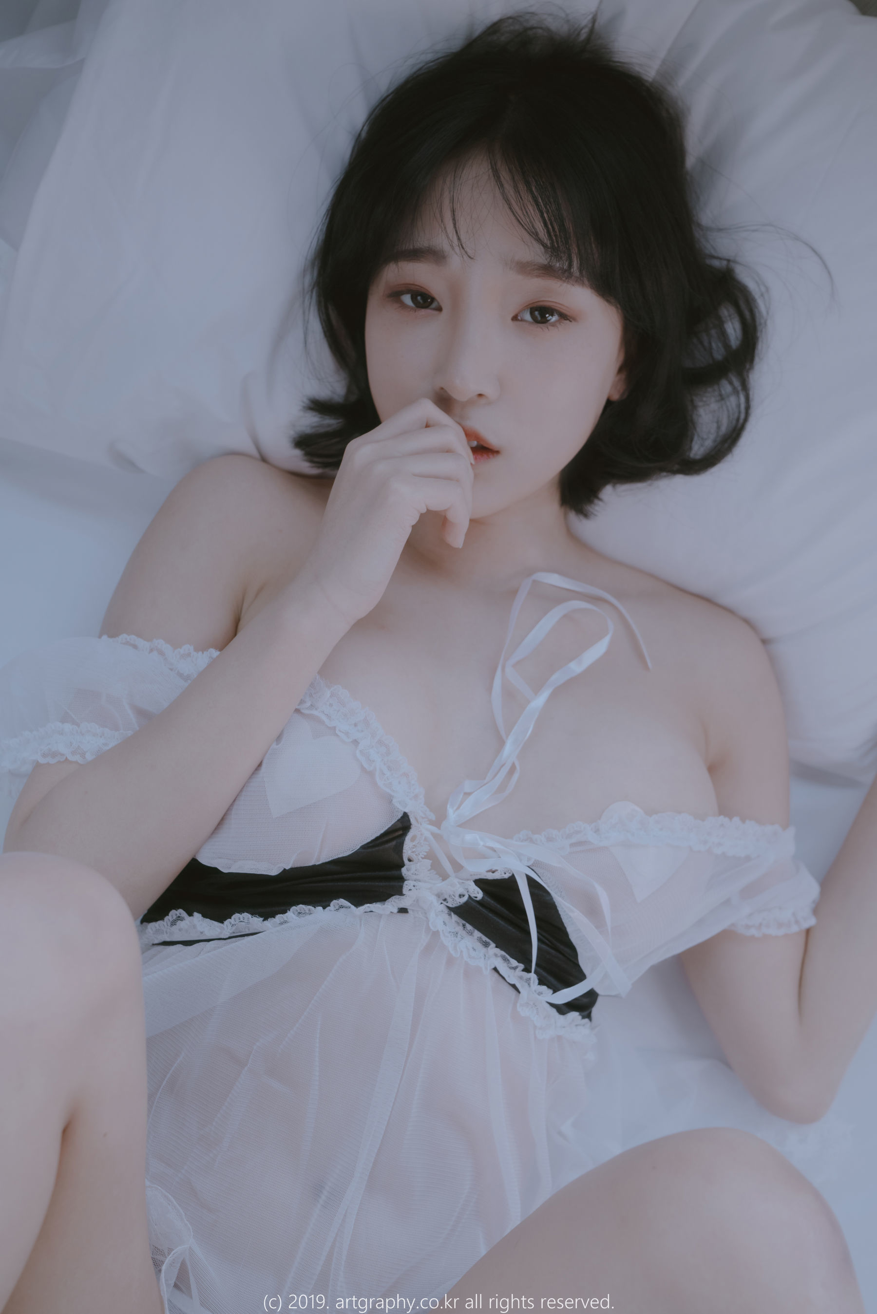 [ARTGRAVIA] VOL.069 巨乳少女姜仁卿 - 透视睡衣 古典红色睡袍  第7张
