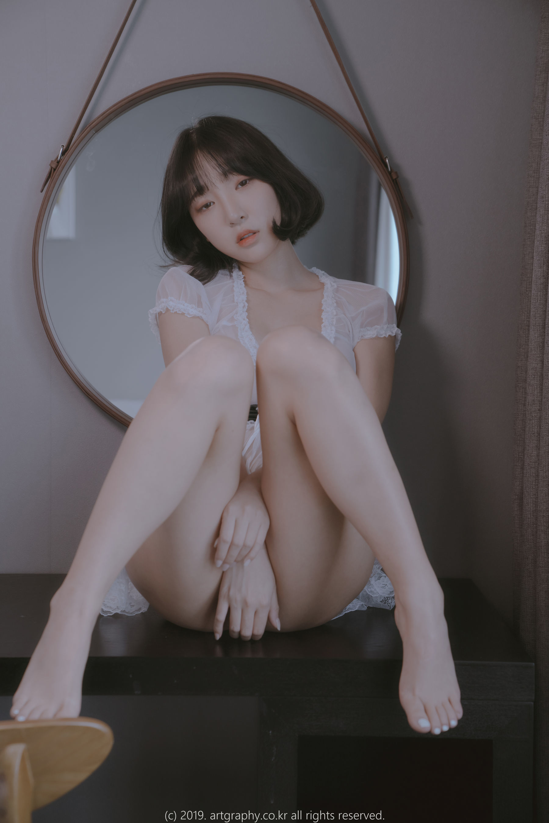 [ARTGRAVIA] VOL.069 巨乳少女姜仁卿 - 透视睡衣 古典红色睡袍  第10张