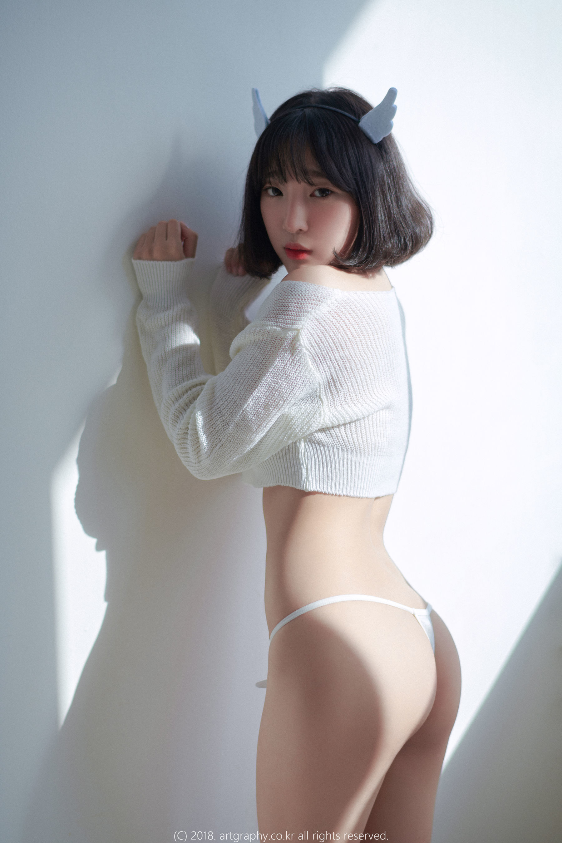 [ARTGRAVIA] VOL.039 巨乳少女姜仁卿 - 白猫少女 奶牛尤物  第3张