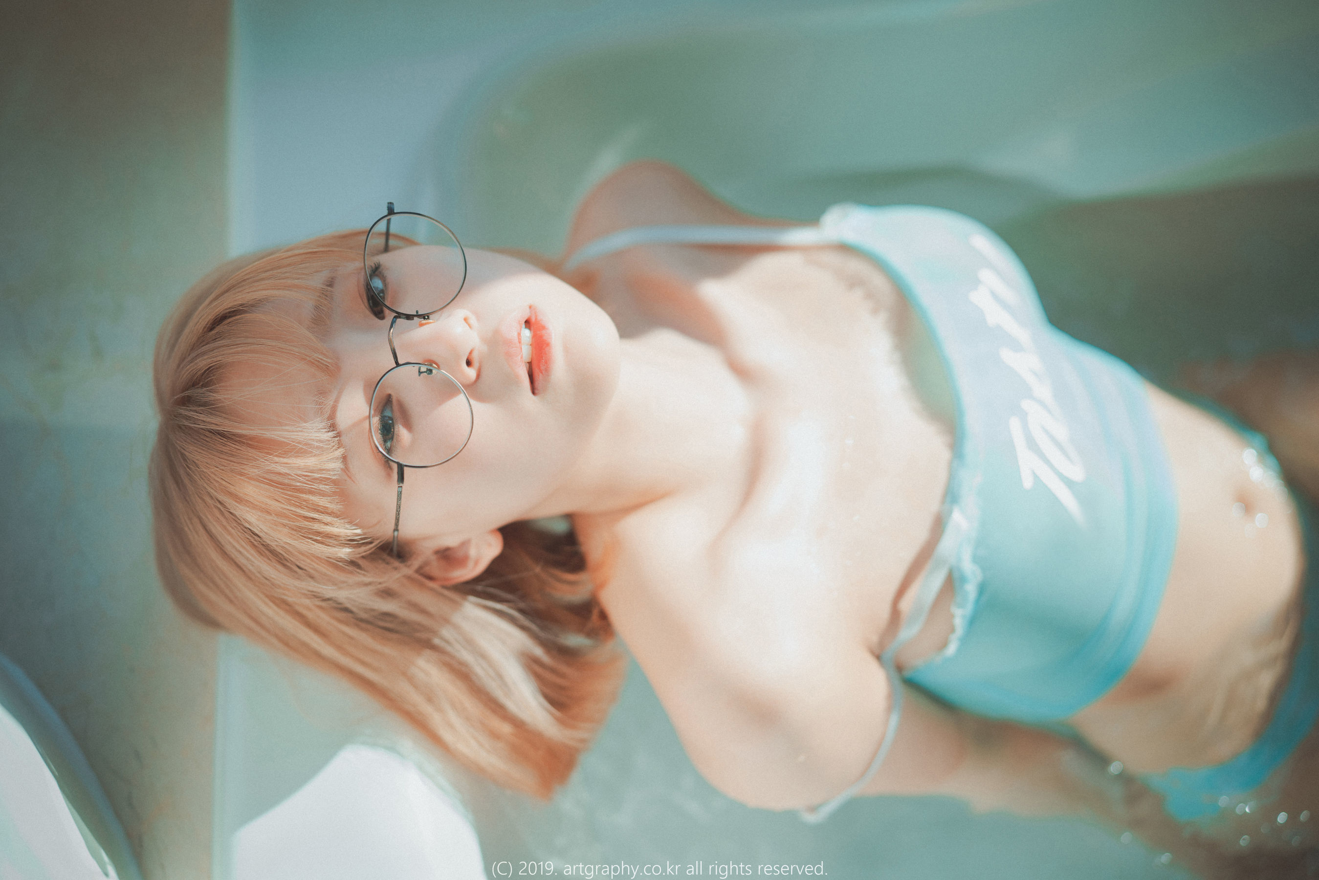[ARTGRAVIA] VOL.056 巨乳少女姜仁卿 - 蕾丝内衣 吊带小背心  第13张