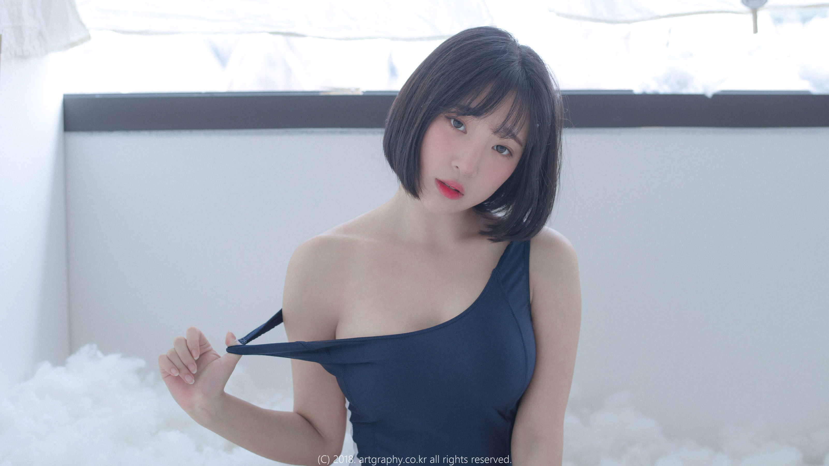 [ARTGRAVIA] VOL.045 巨乳少女姜仁卿 - 死库水 阳台私拍  第3张