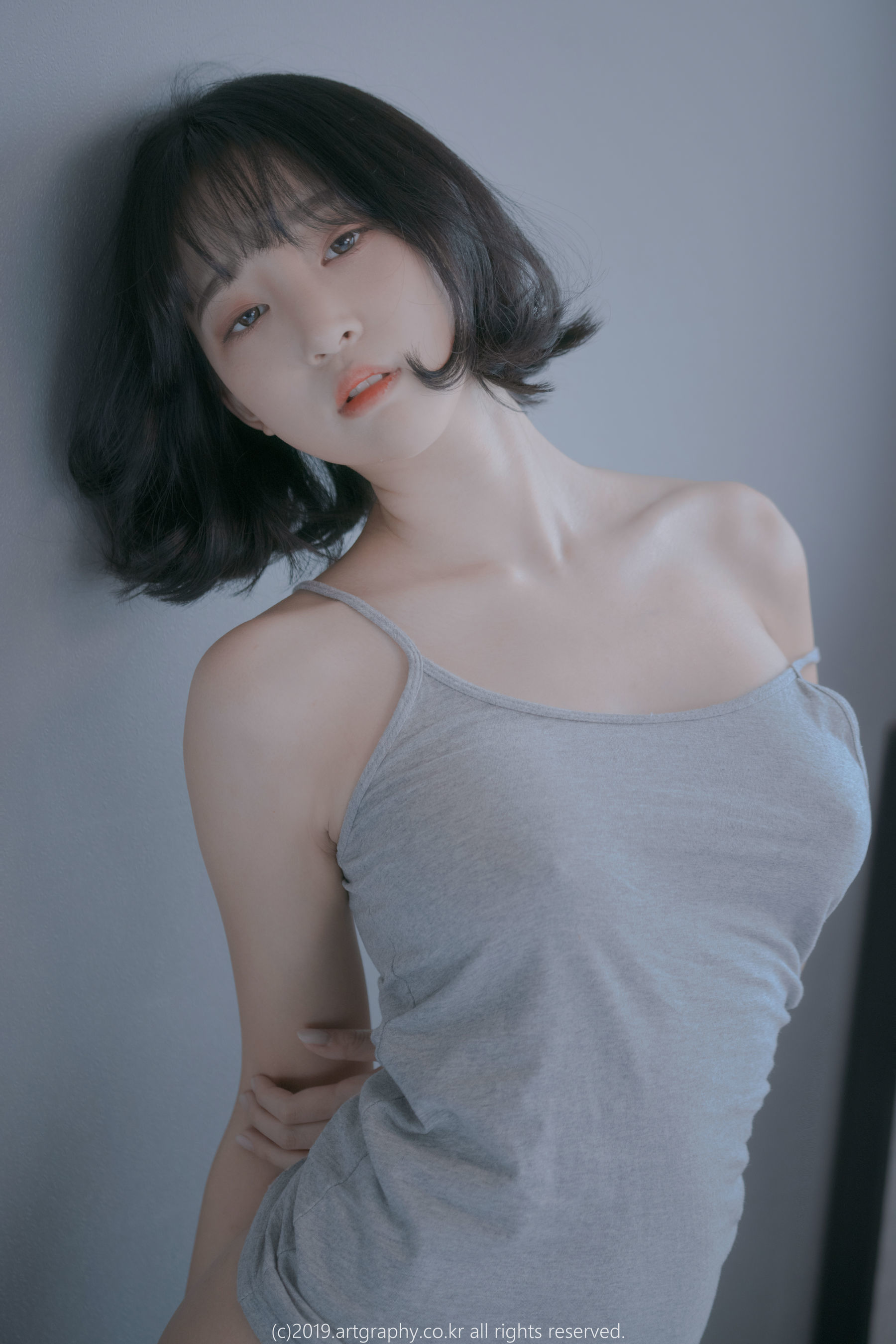 [ARTGRAVIA] VOL.080 巨乳少女姜仁卿 - 性感背心 激情调教  第5张