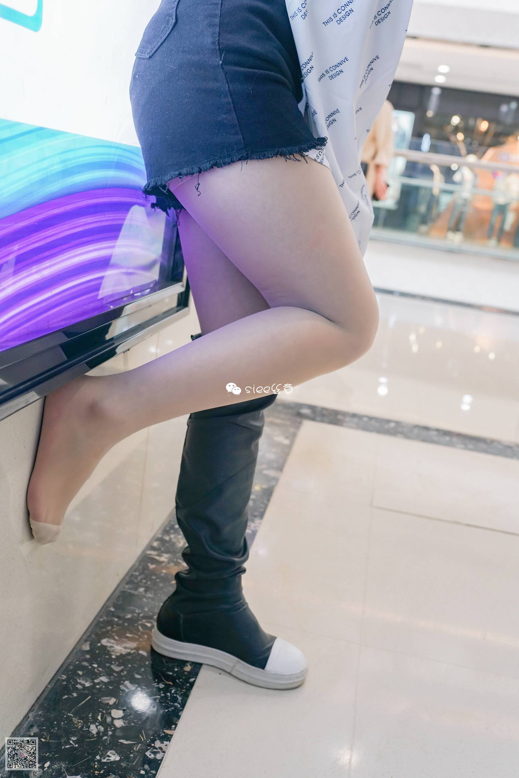 [丝意SIEE] 婷婷 长筒靴配肤色絲，小性感  第6张