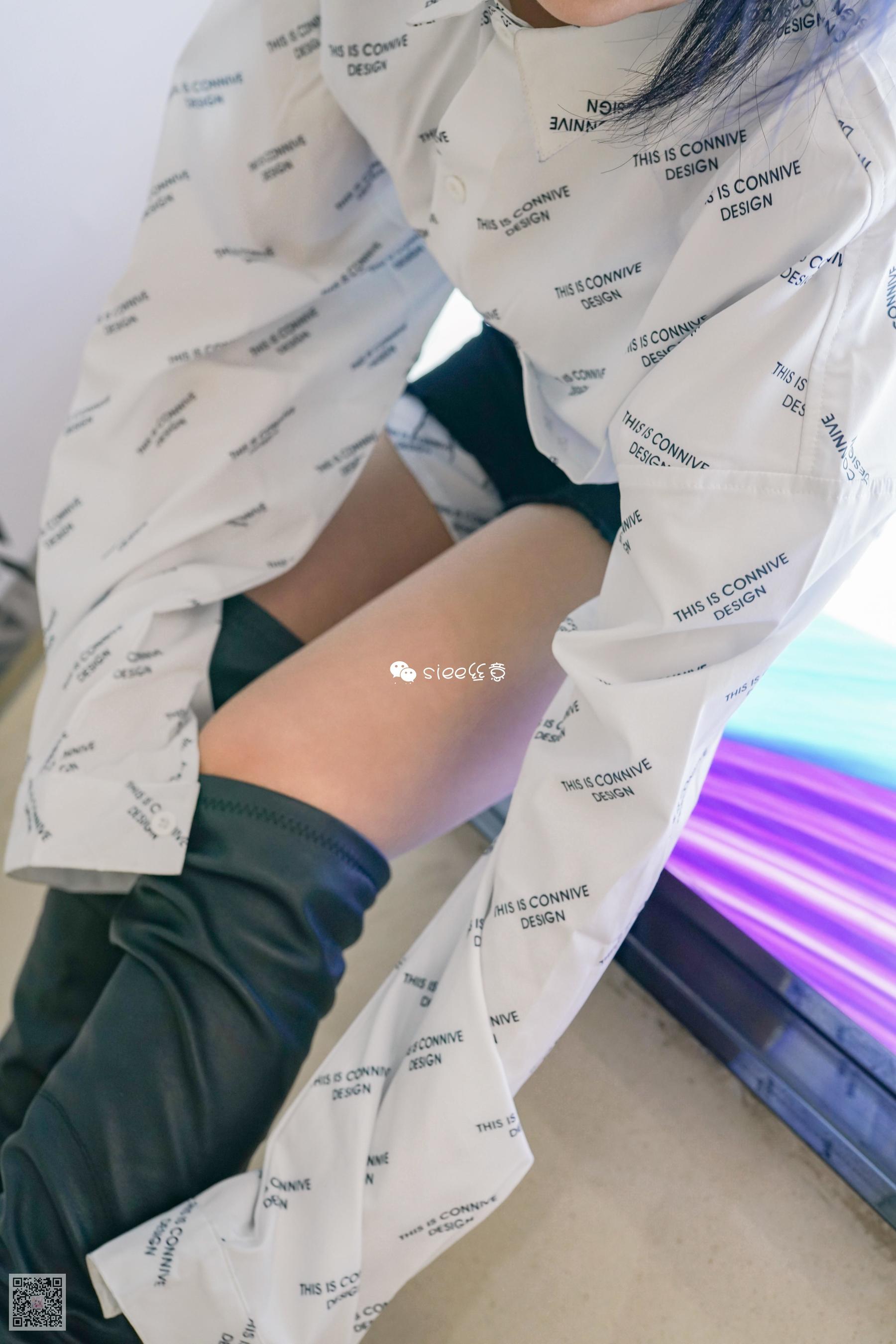 [丝意SIEE] 婷婷 长筒靴配肤色絲，小性感  第8张