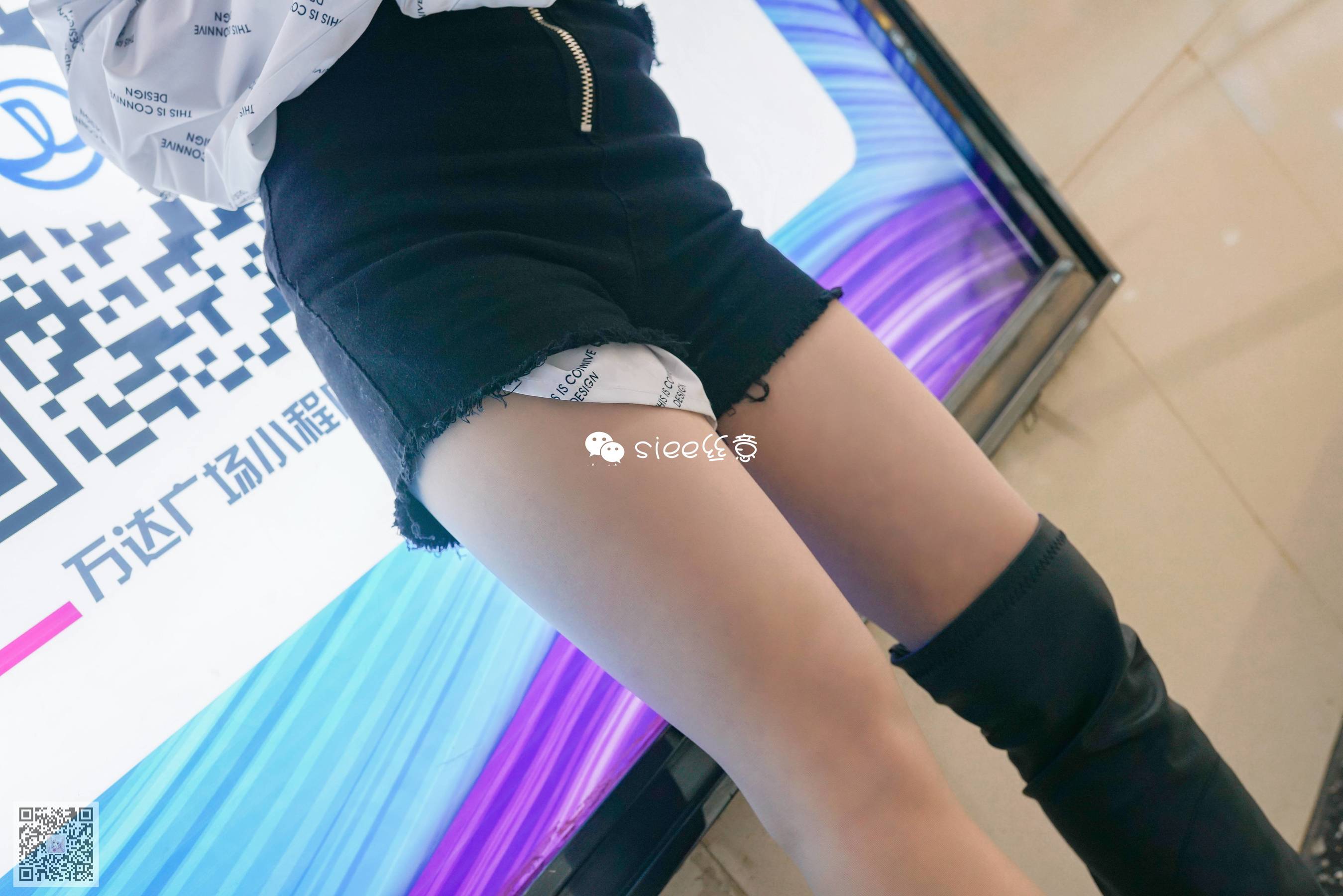 [丝意SIEE] 婷婷 长筒靴配肤色絲，小性感  第18张