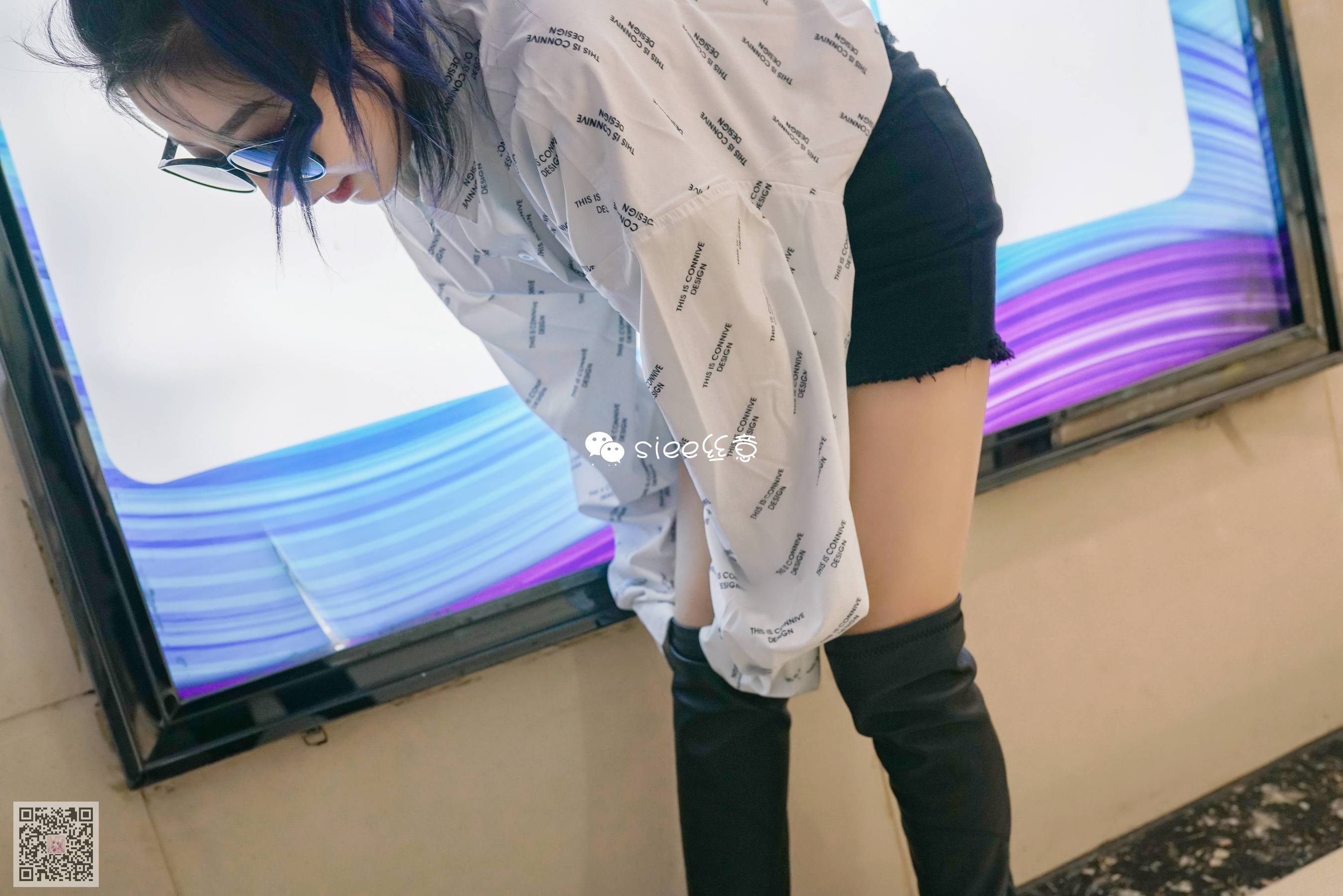 [丝意SIEE] 婷婷 长筒靴配肤色絲，小性感  第26张