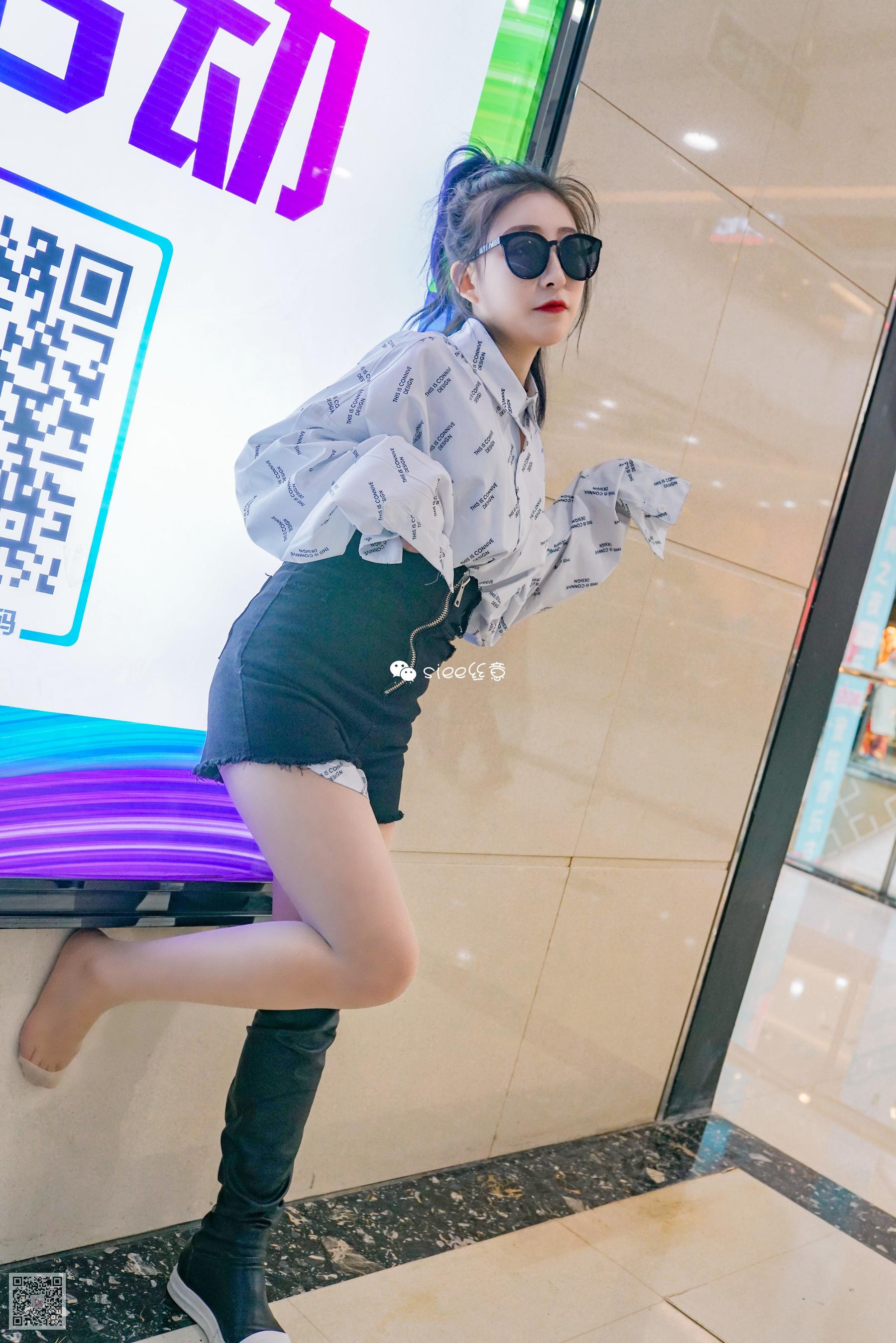 [丝意SIEE] 婷婷 长筒靴配肤色絲，小性感  第25张