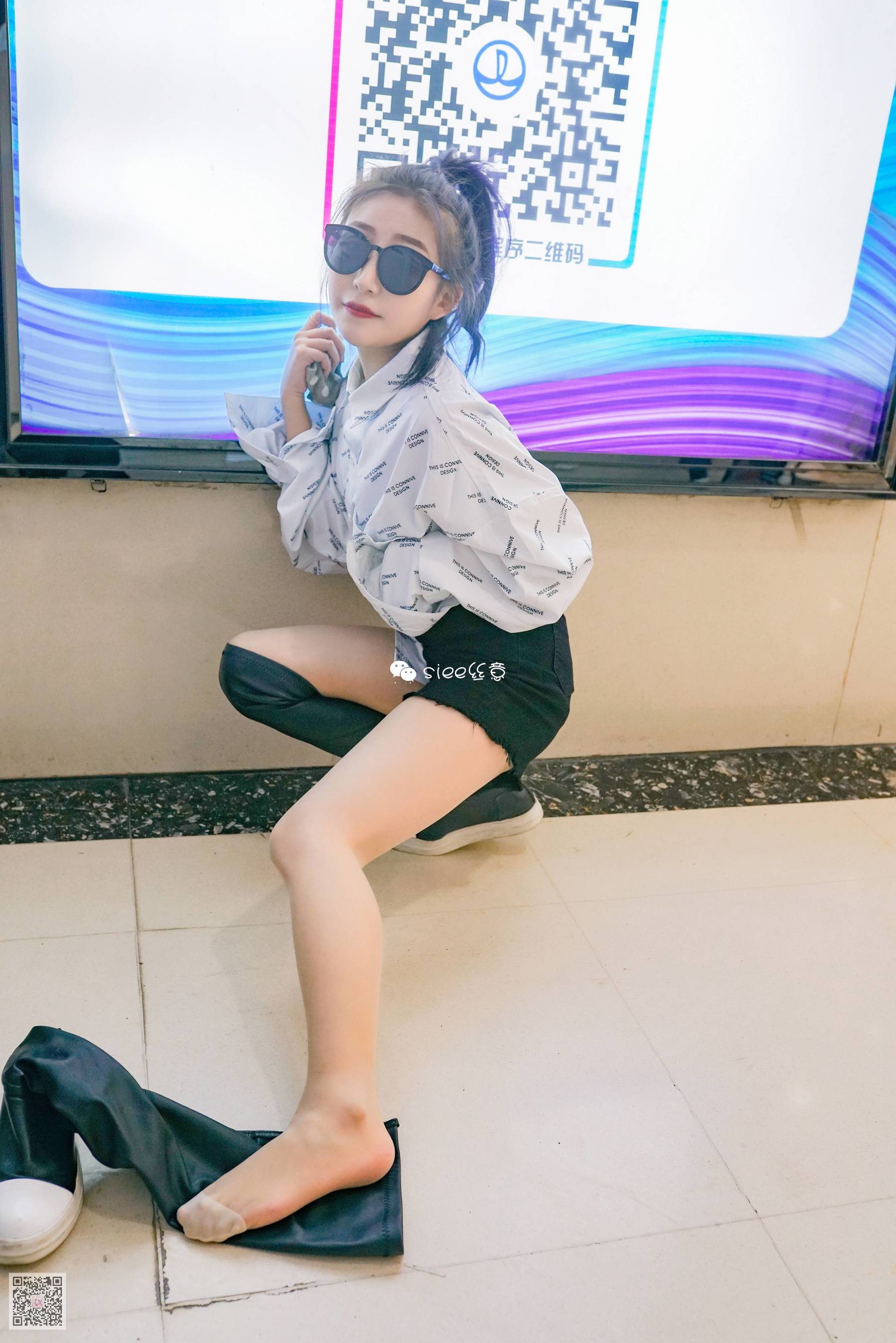 [丝意SIEE] 婷婷 长筒靴配肤色絲，小性感  第10张