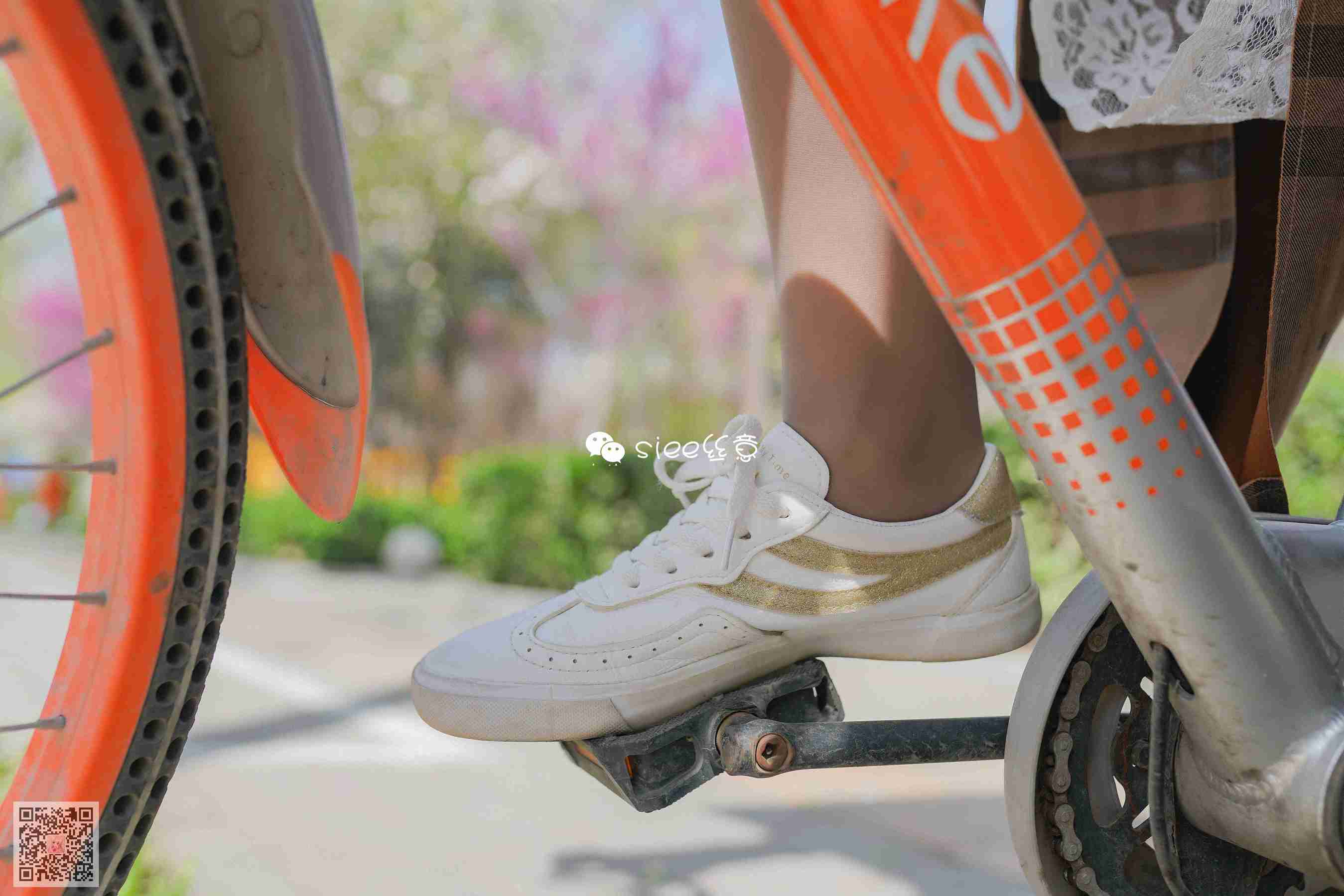 [丝意SIEE] 薇薇学姐 单车上的丝袜  第5张