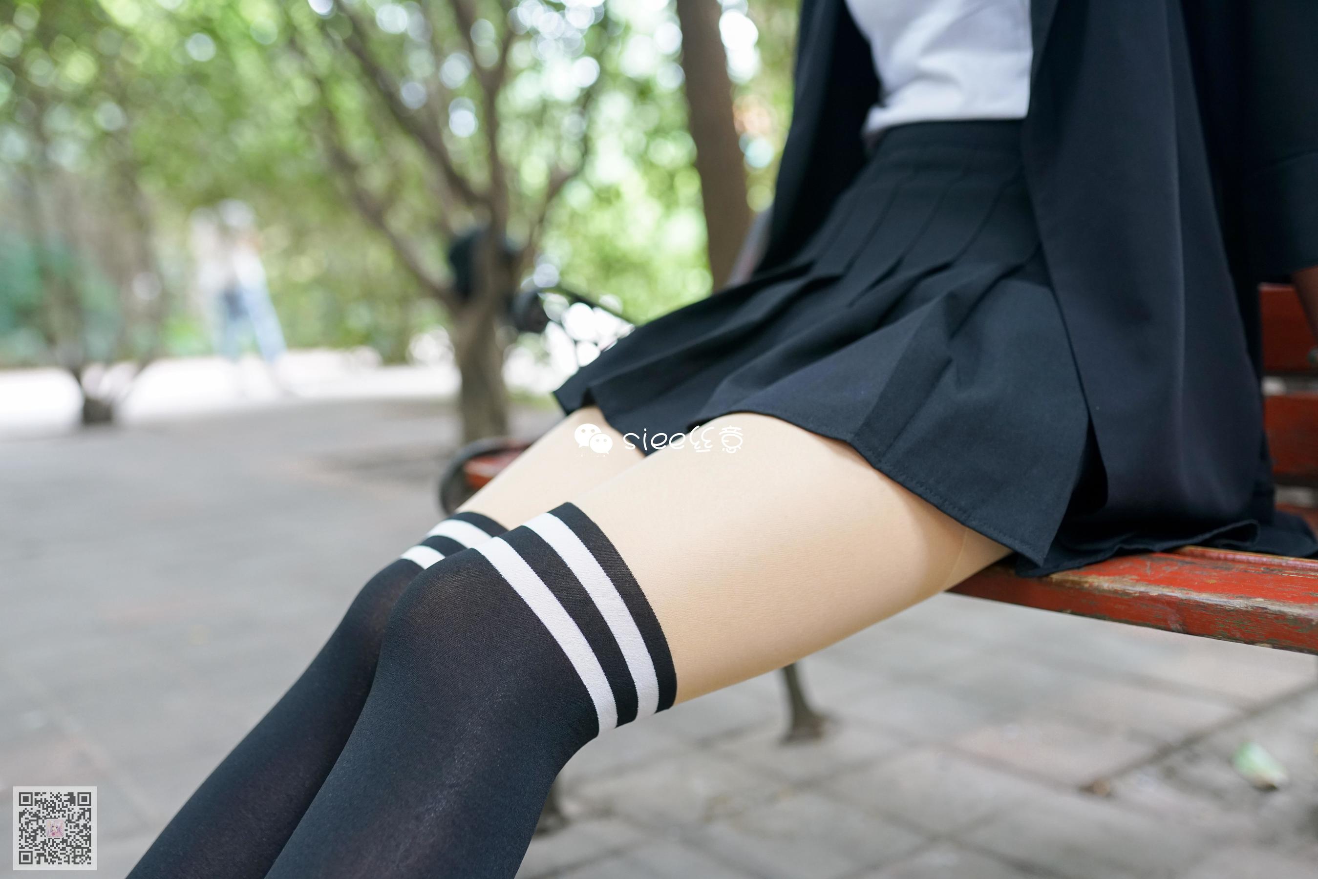 [丝意SIEE] 嫣然 走在晨光里的学妹  第3张