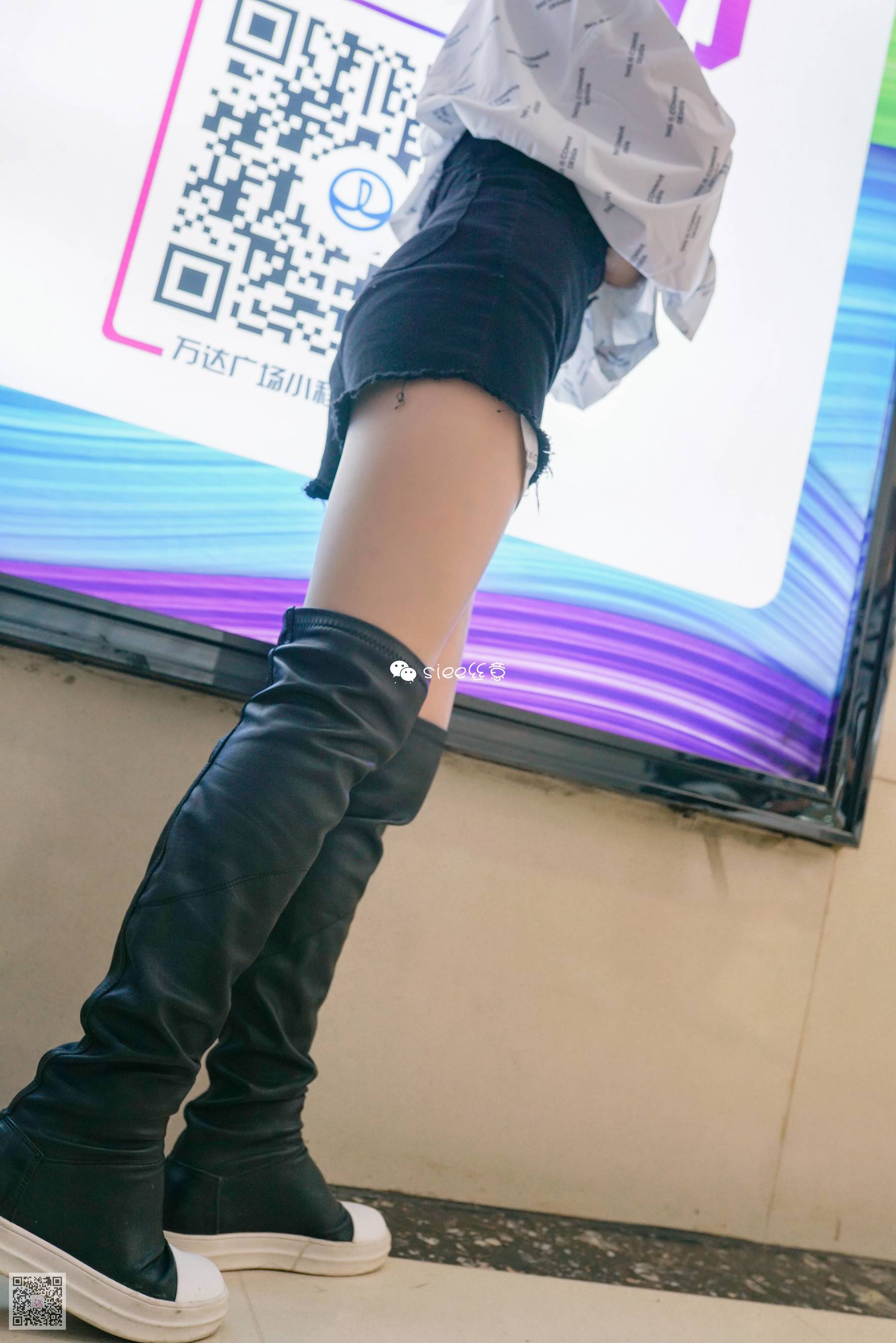 [丝意SIEE] 婷婷 长筒靴配肤色絲，小性感  第4张