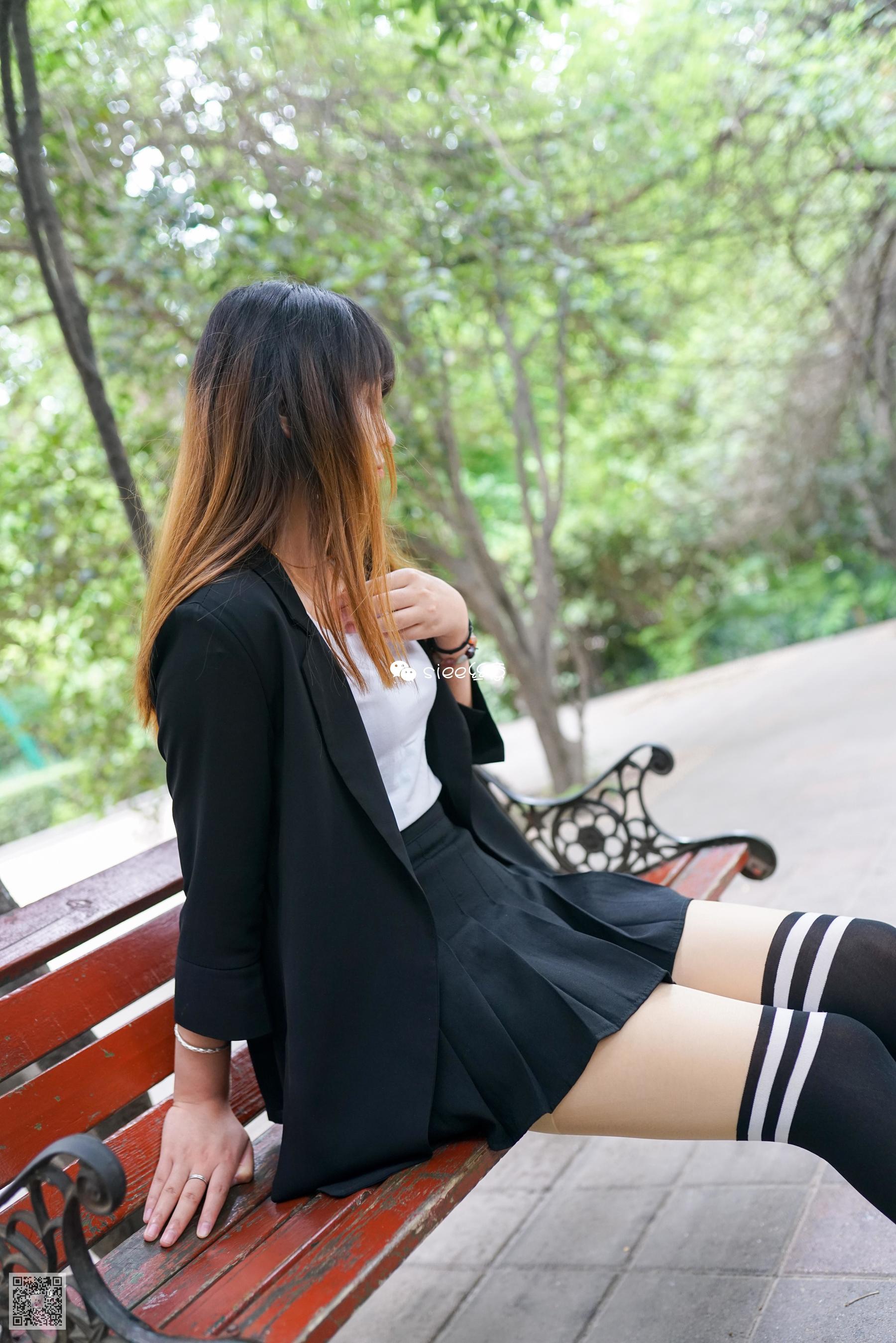 [丝意SIEE] 嫣然 走在晨光里的学妹  第3张