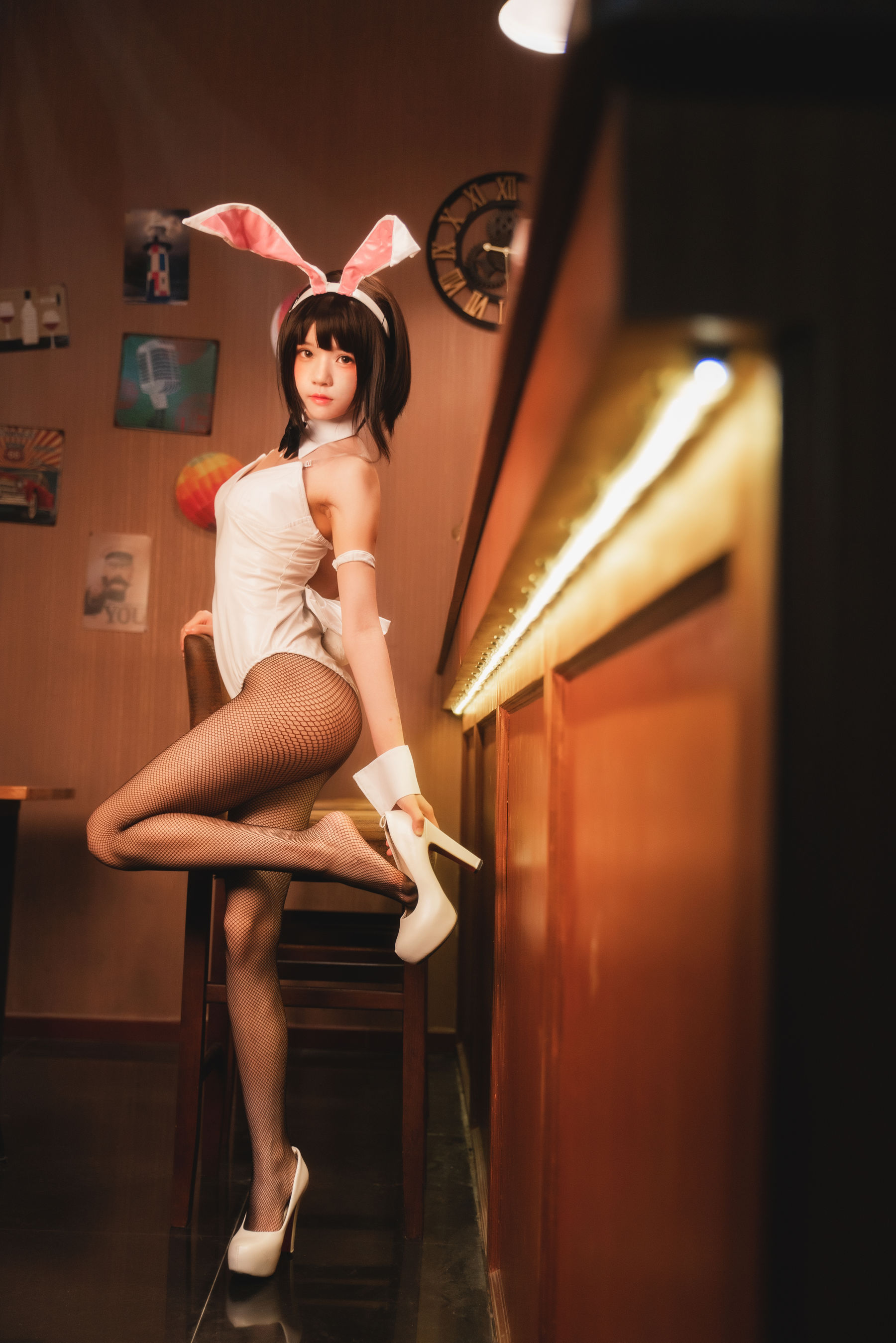 [萝莉COS] 桜桃喵《(加藤惠)兔女郎》  第7张