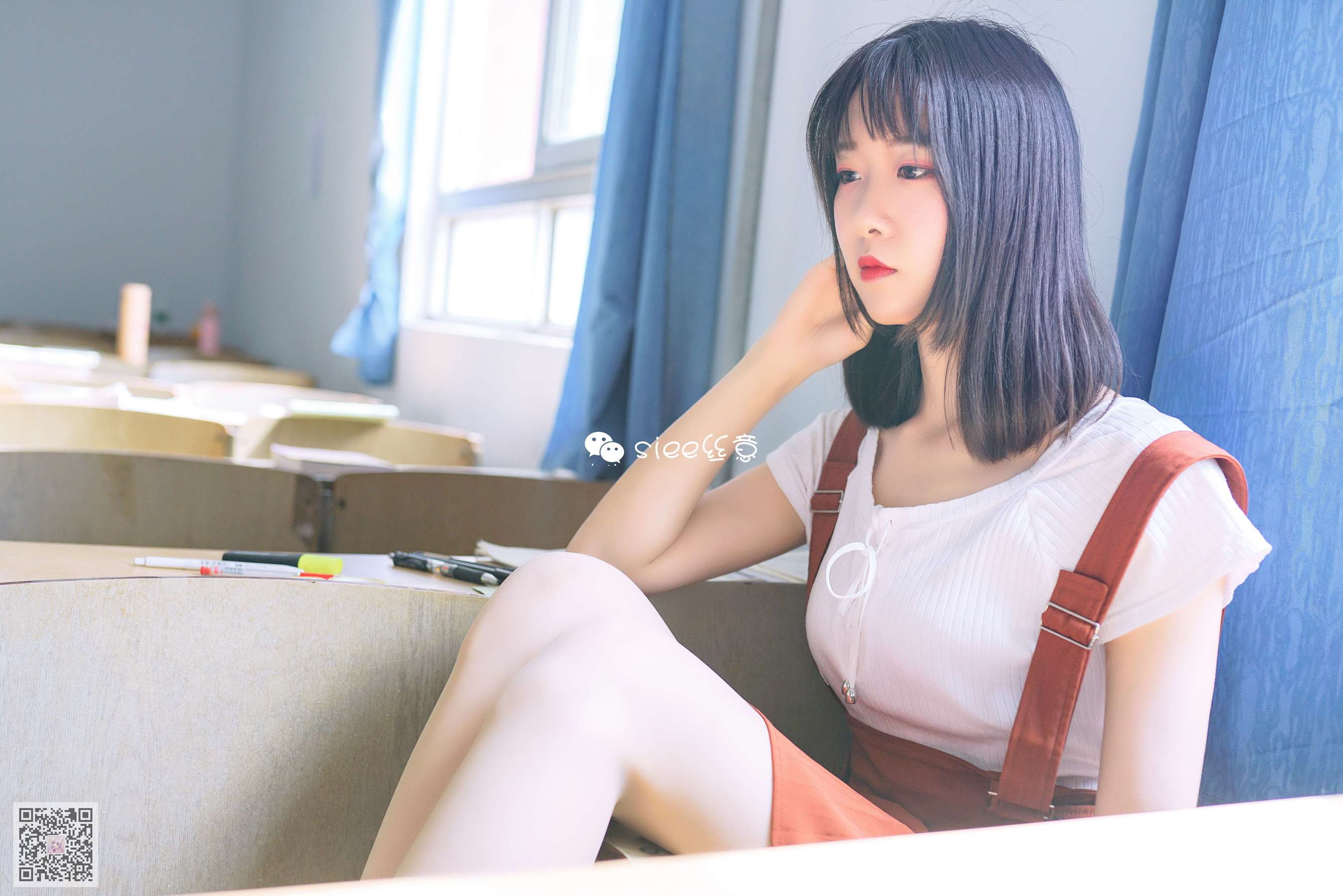 [丝意SIEE] No.306 蓓蓓 学姐，炎炎夏日  第16张