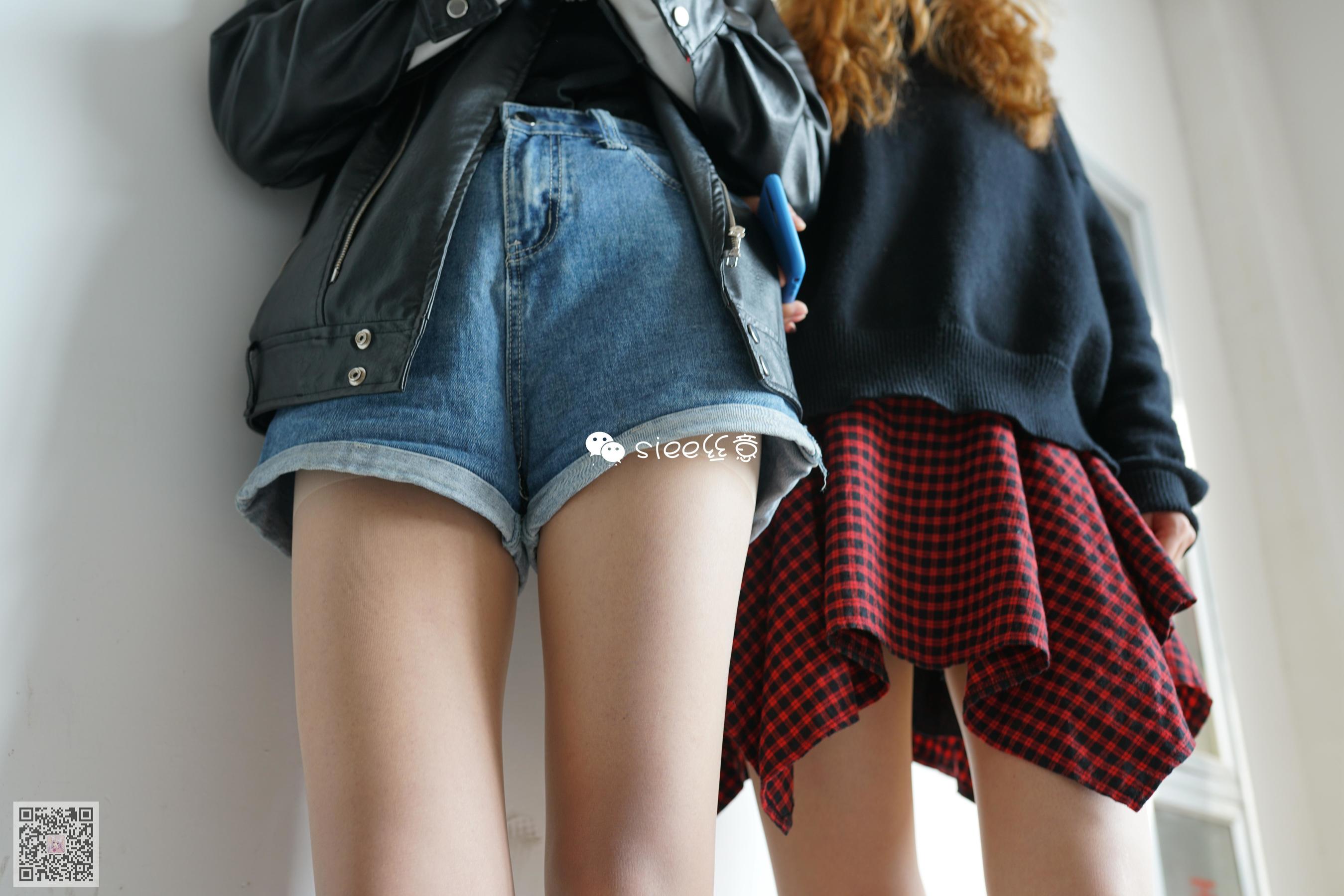 [丝意SIEE] No.283 静静&素素 闺蜜的薄丝  第13张