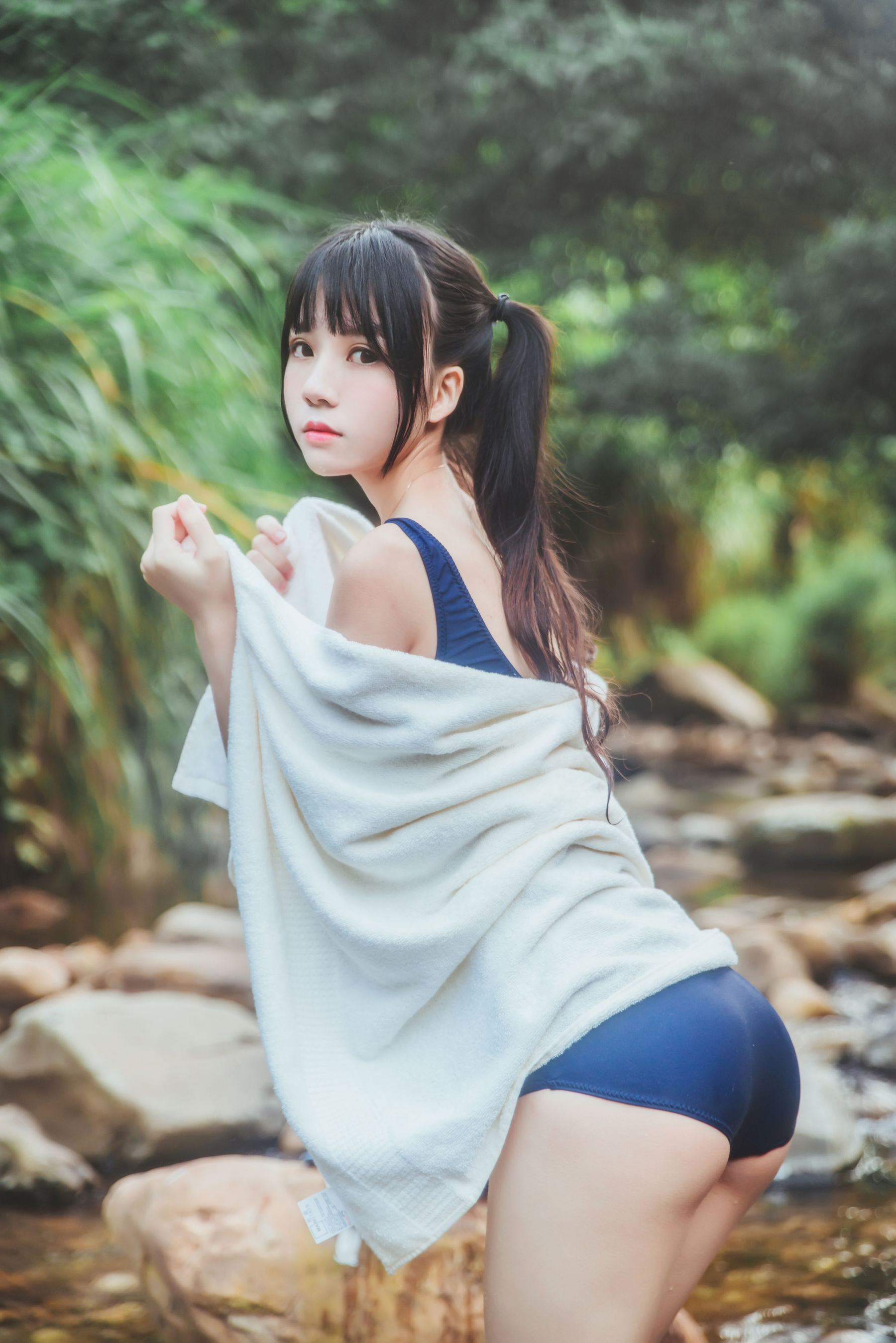  桜桃喵《校服少女COSPLAY湿身系列》 第59张