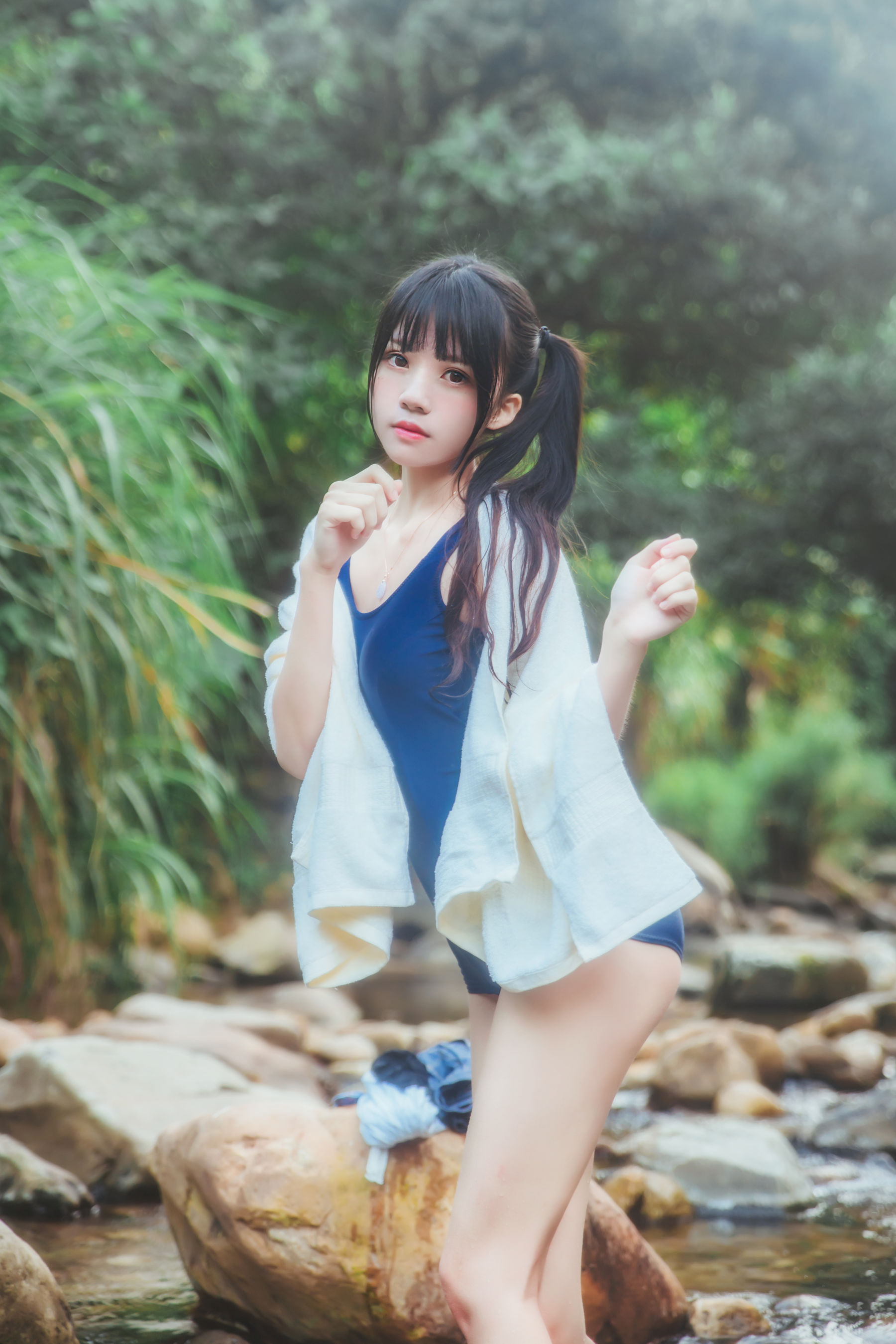  桜桃喵《校服少女COSPLAY湿身系列》 第64张