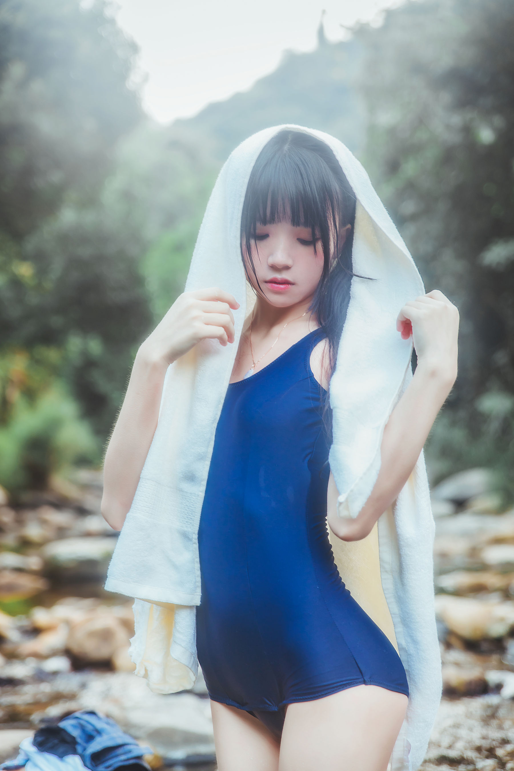  桜桃喵《校服少女COSPLAY湿身系列》 第67张