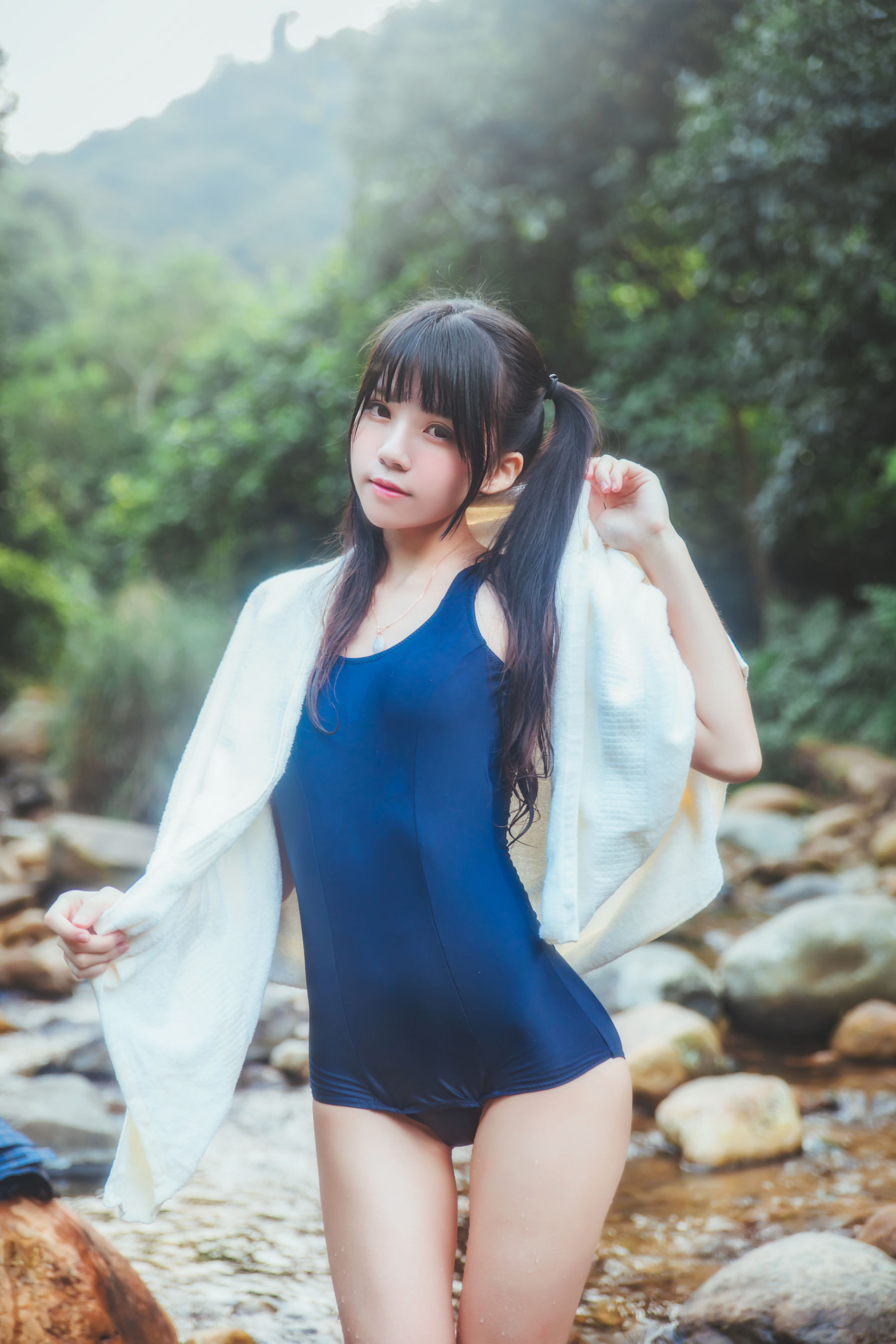  桜桃喵《校服少女COSPLAY湿身系列》 第72张