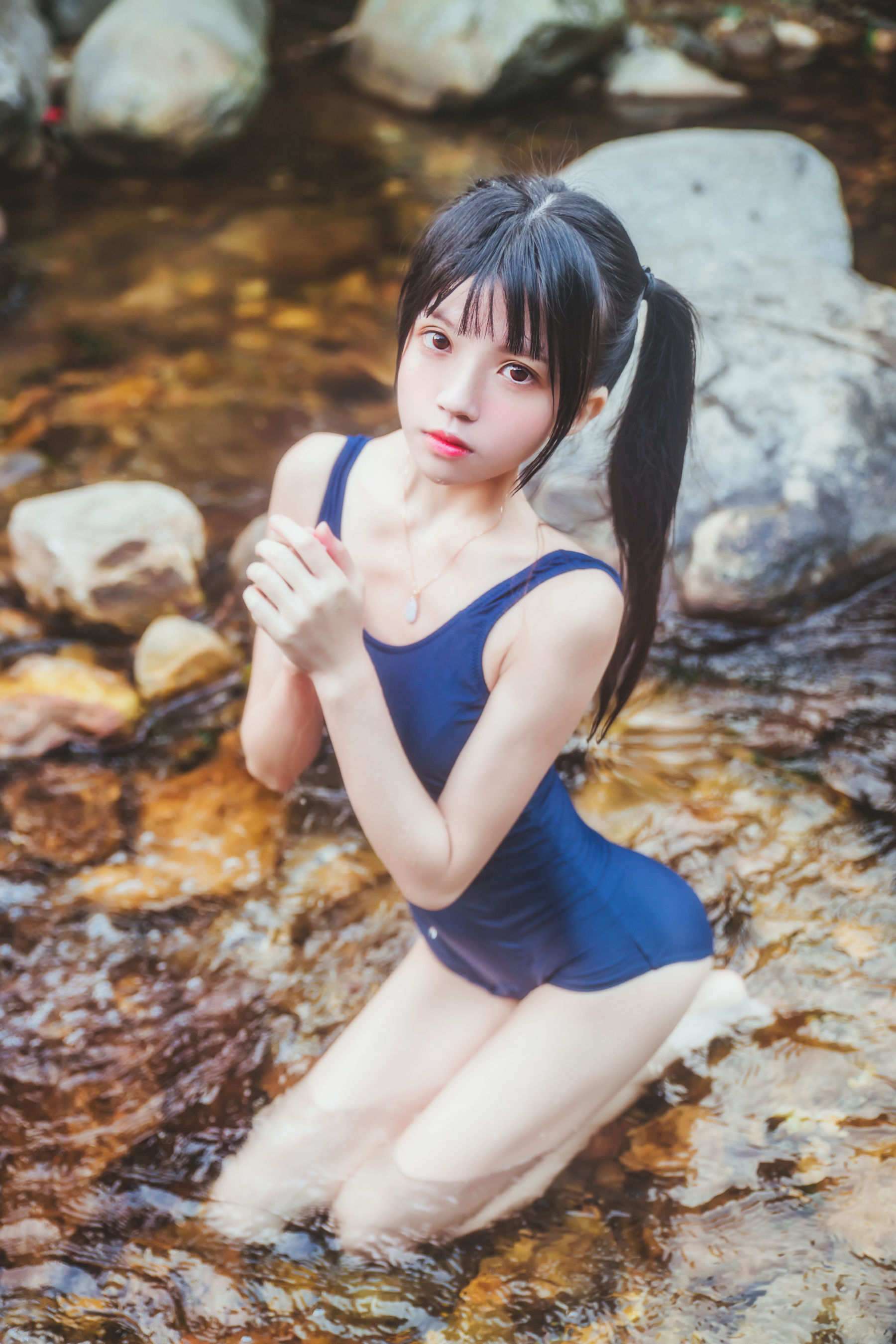  桜桃喵《校服少女COSPLAY湿身系列》 第56张