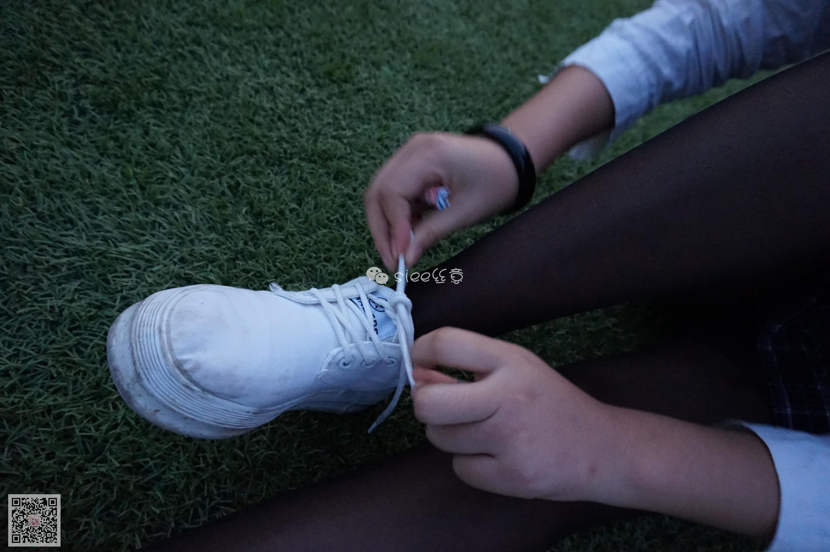 [丝意SIEE] No.006 曦曦 操场黑丝  第23张