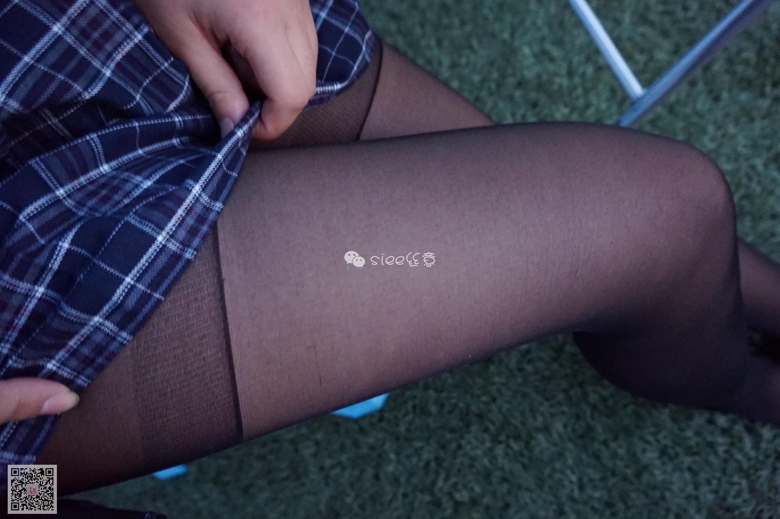 [丝意SIEE] No.006 曦曦 操场黑丝  第19张