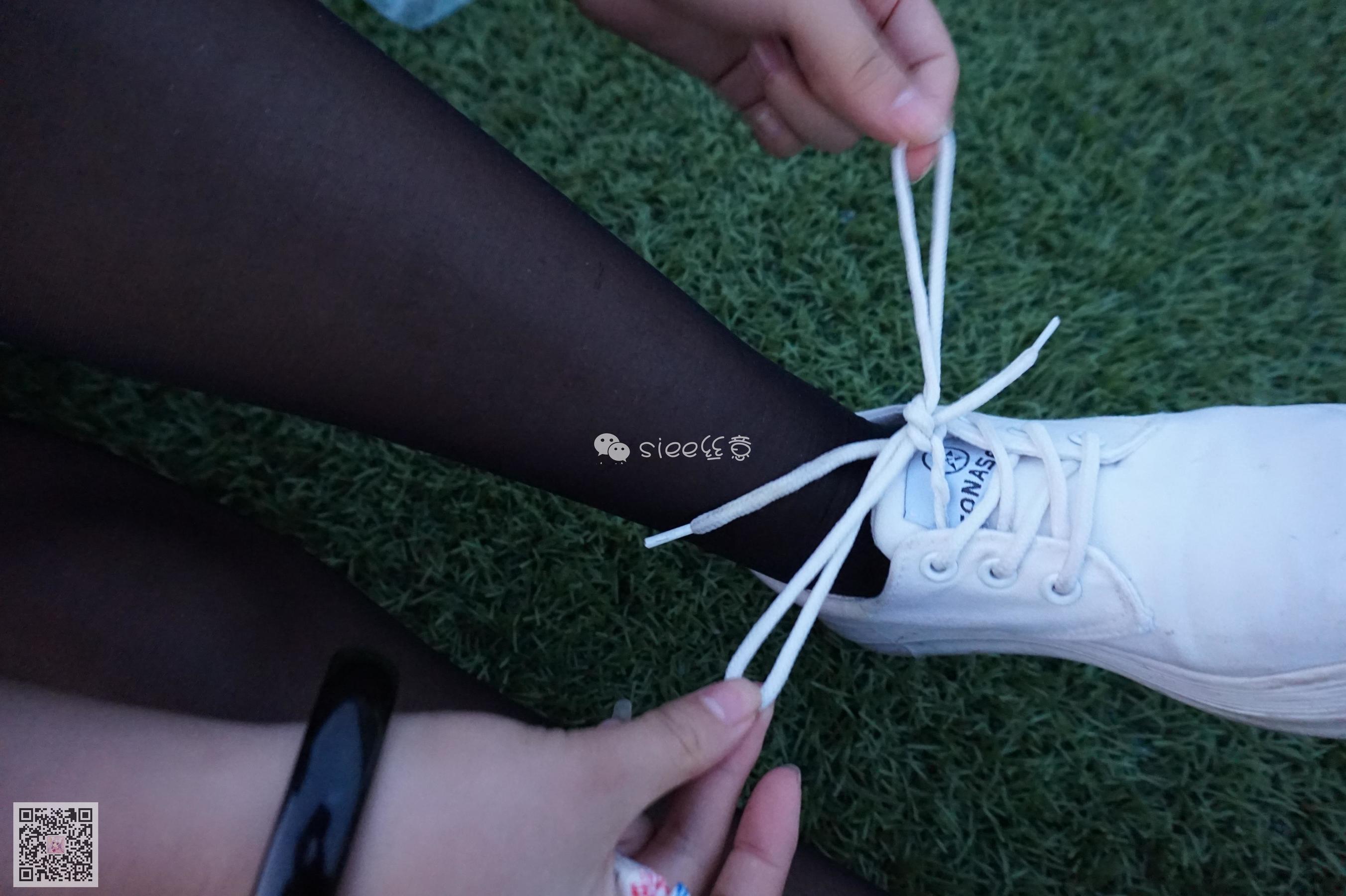 [丝意SIEE] No.006 曦曦 操场黑丝  第23张