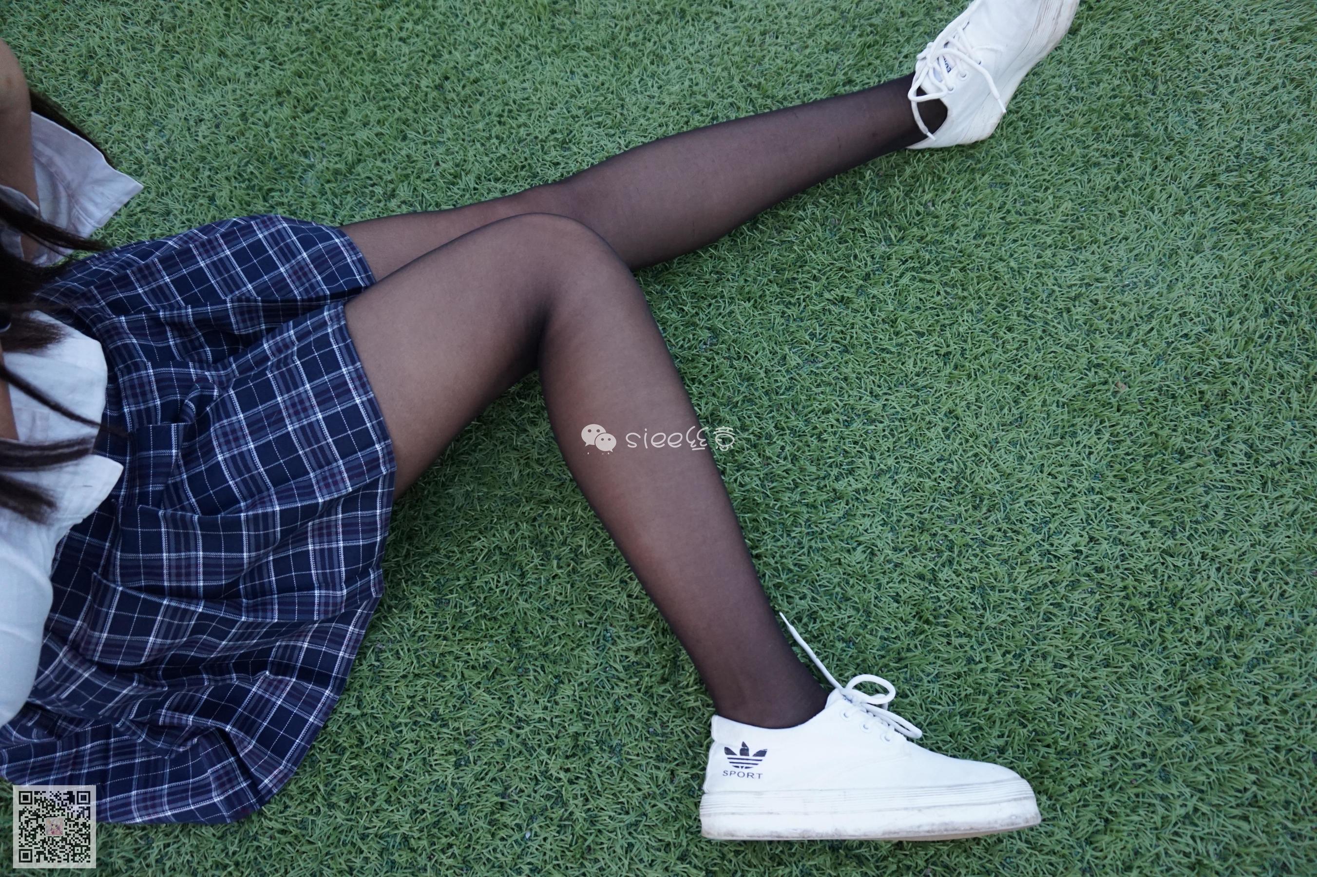 [丝意SIEE] No.006 曦曦 操场黑丝  第7张