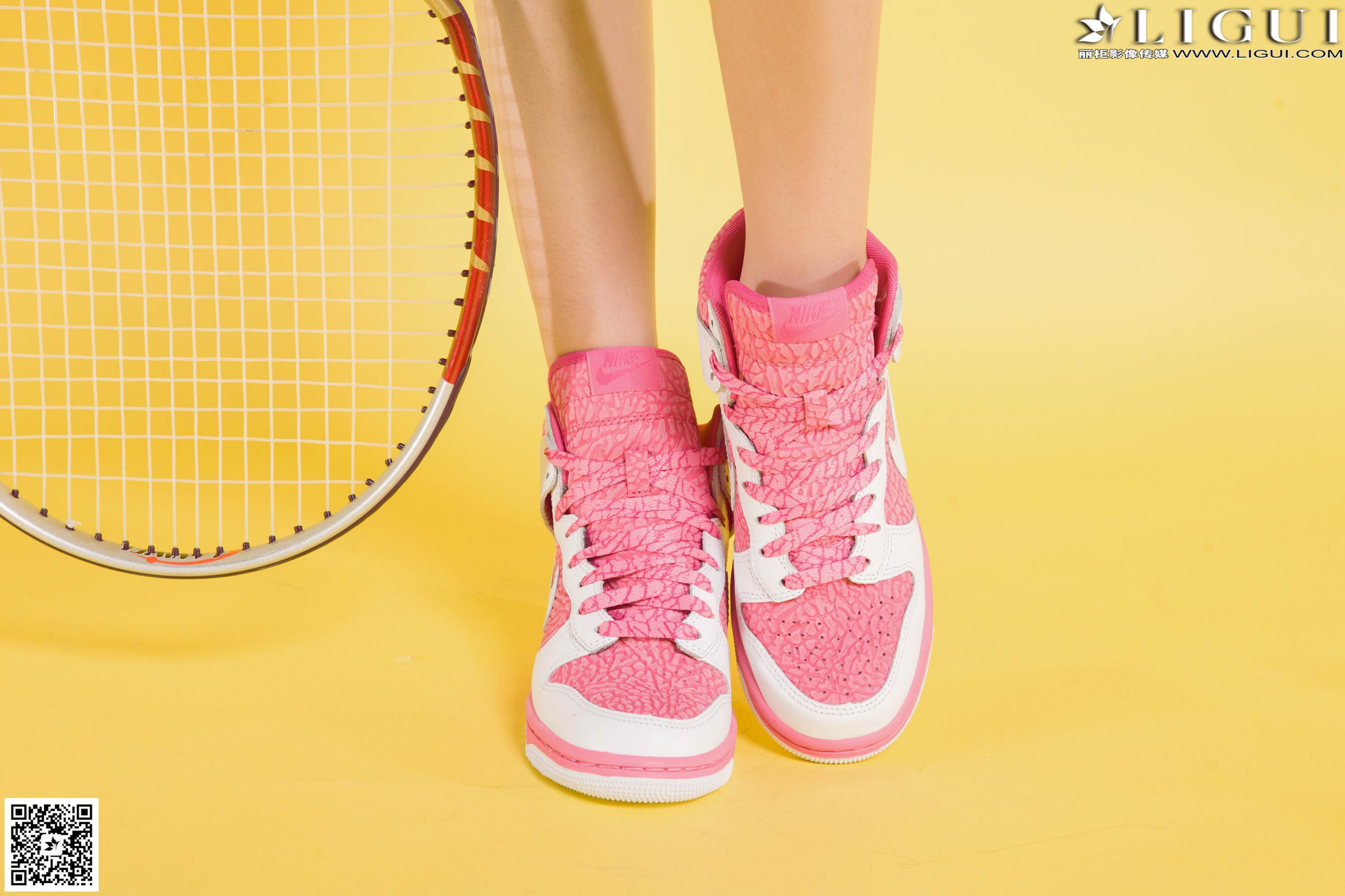 [丽柜LiGui] Model 允儿《篮球少女羽毛球运动系列》美腿玉足写真图片  第5张