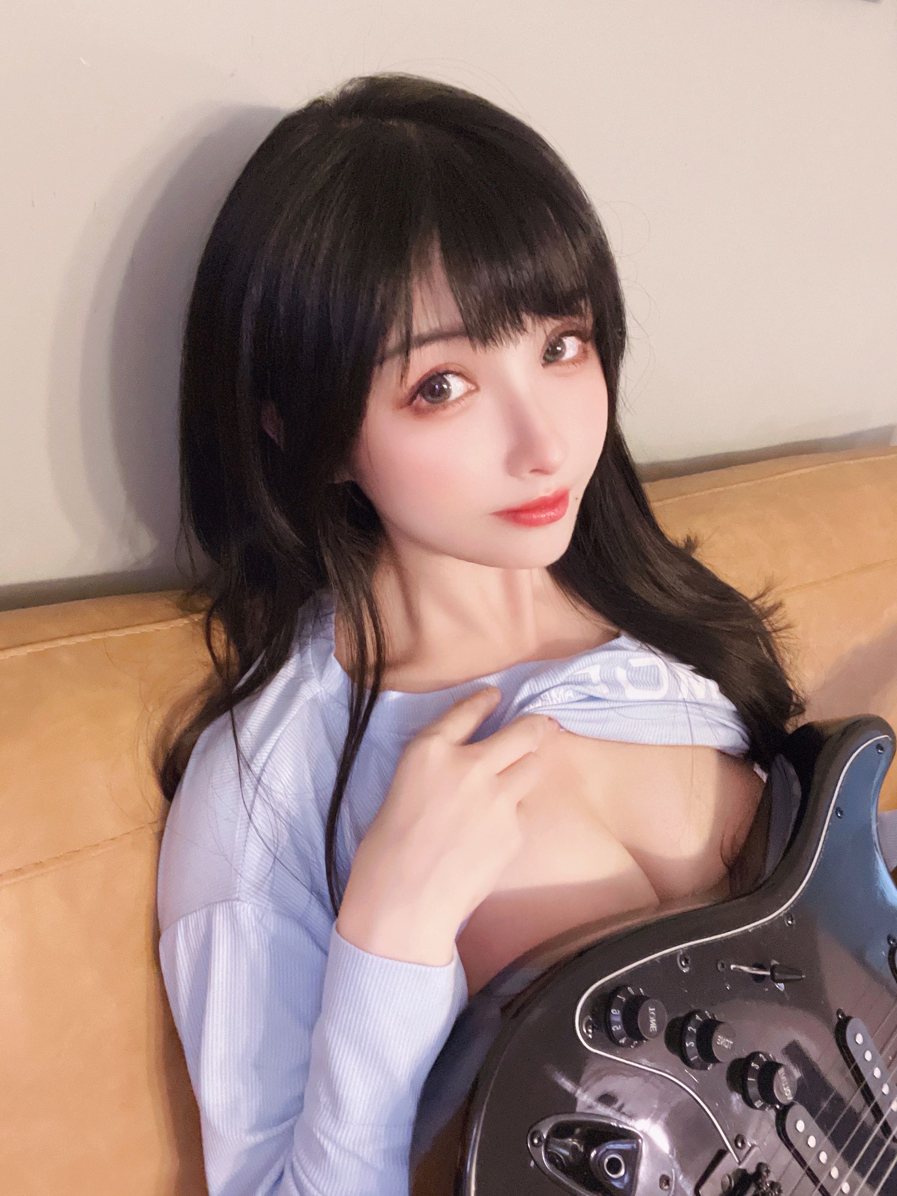  COS福利rioko凉凉子 - 吉他妹妹系带裙 第41张