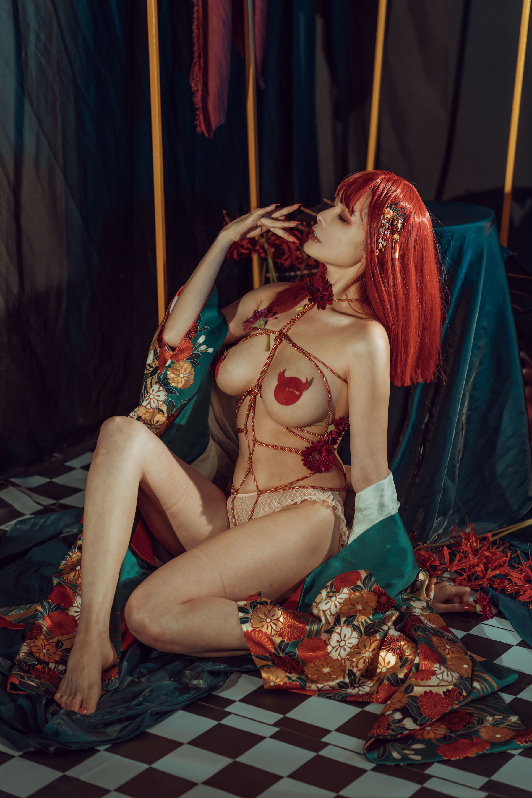  秋和柯基(夏小秋秋秋) - 和服 第14张