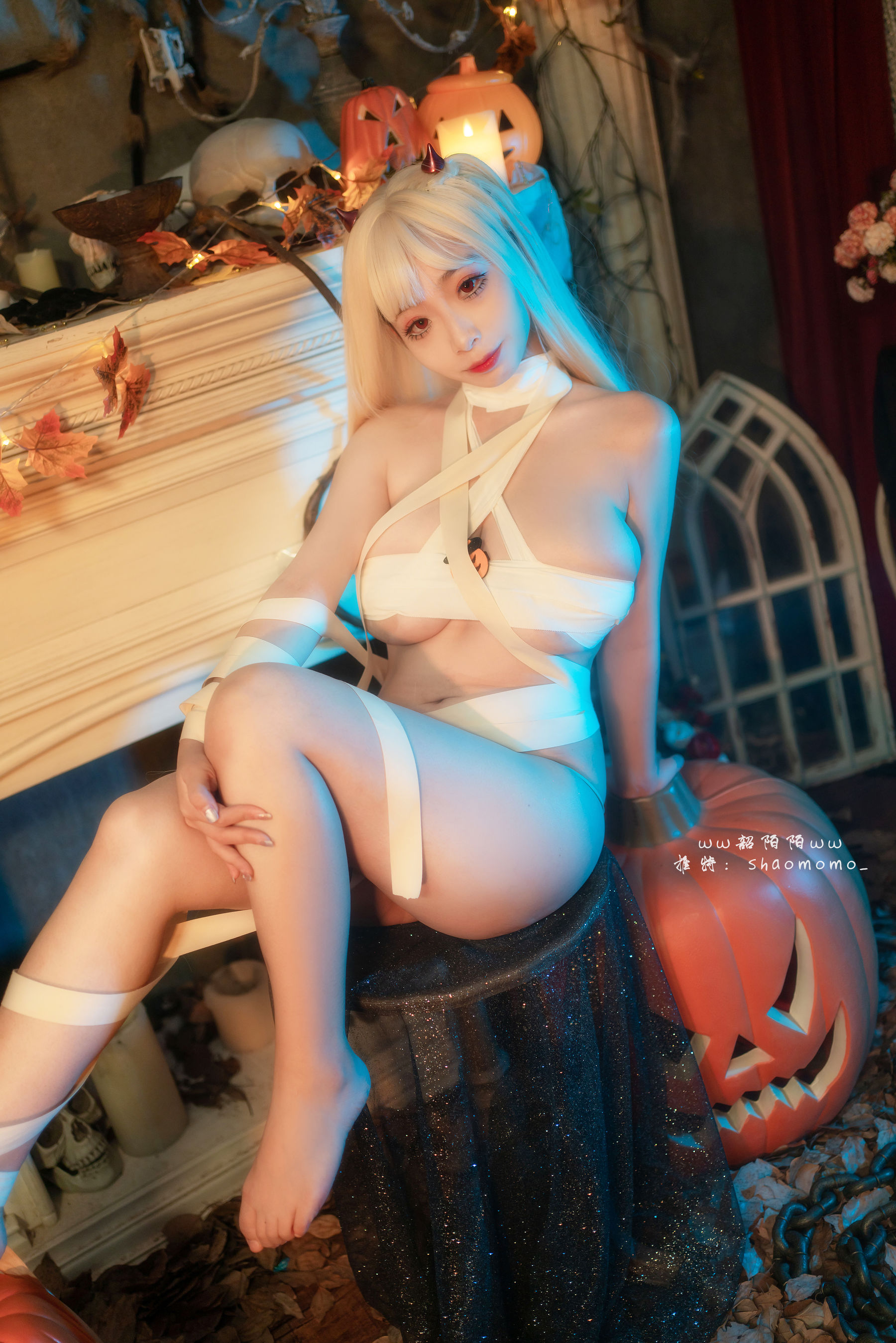  Cosplay美女韶陌陌 - 万圣节绷带 第9张