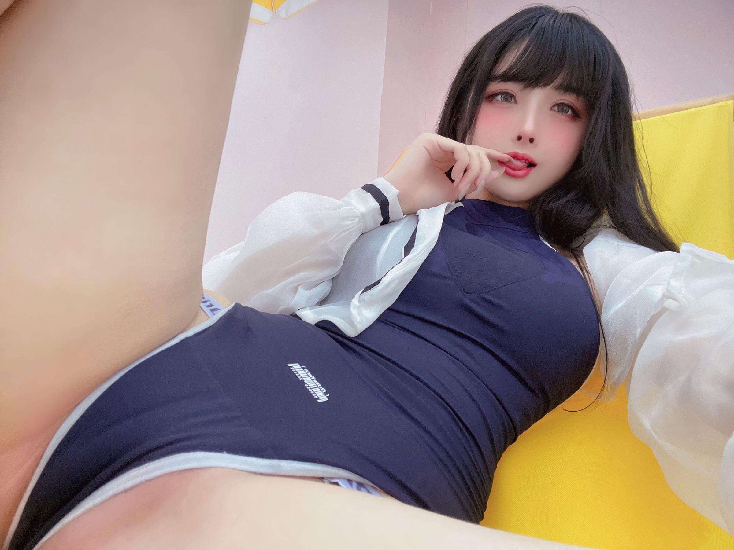  COS福利rioko凉凉子 - 天台竞泳 第45张