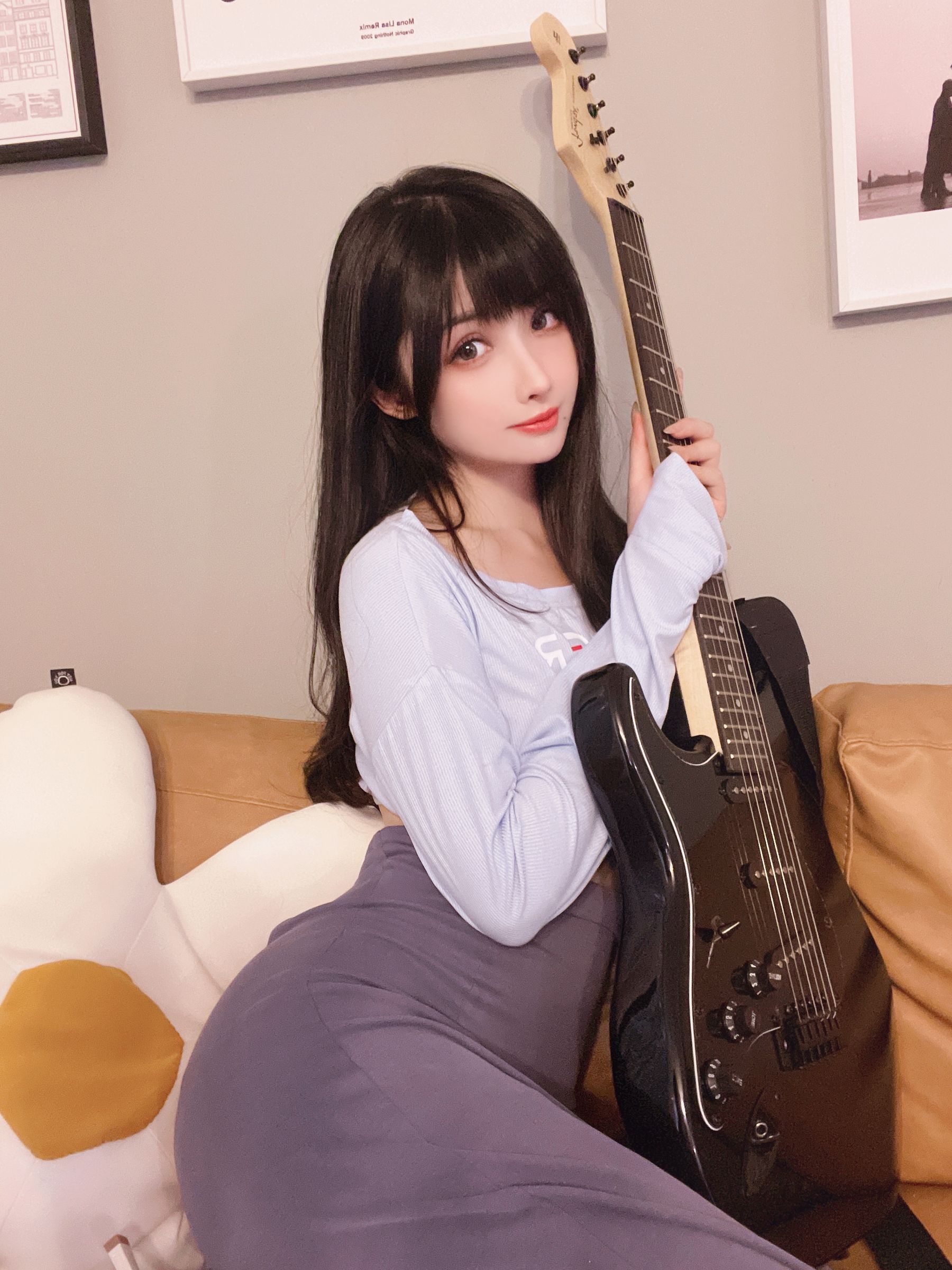  COS福利rioko凉凉子 - 吉他妹妹系带裙 第43张