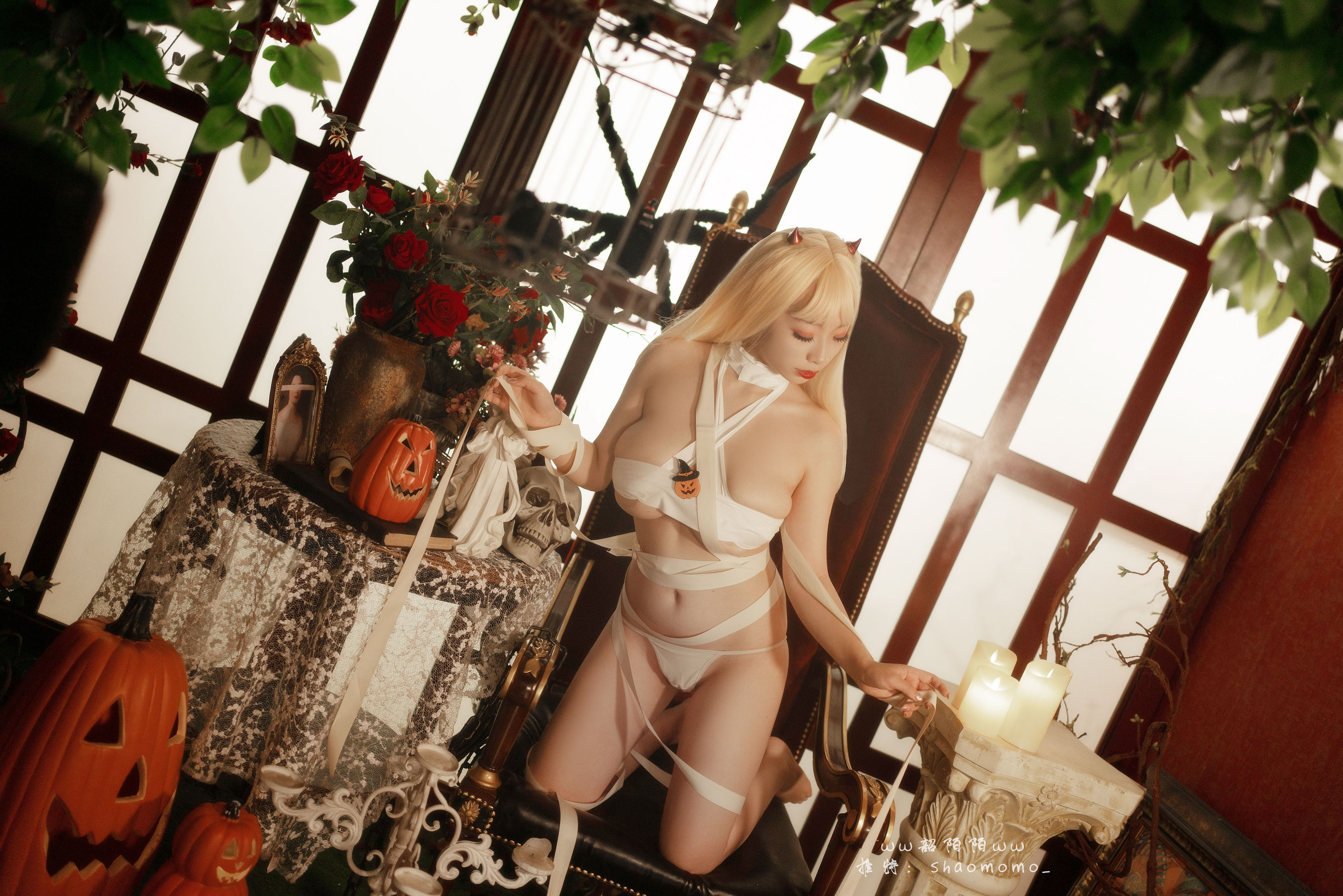  Cosplay美女韶陌陌 - 万圣节绷带 第20张