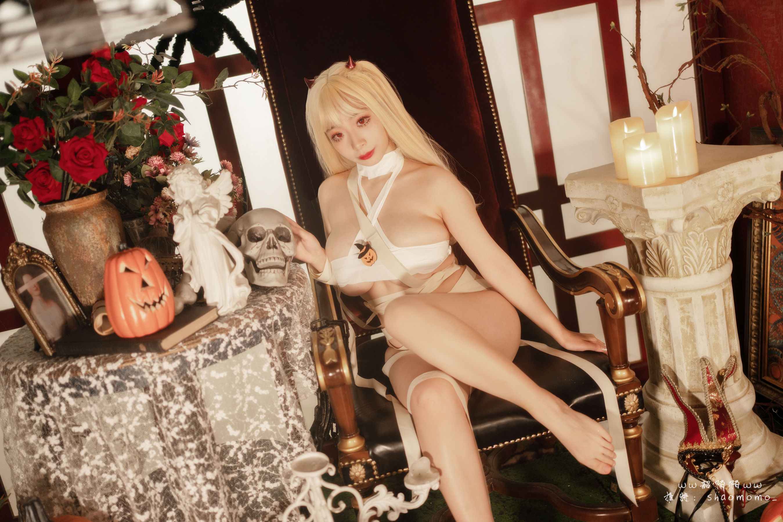  Cosplay美女韶陌陌 - 万圣节绷带 第19张