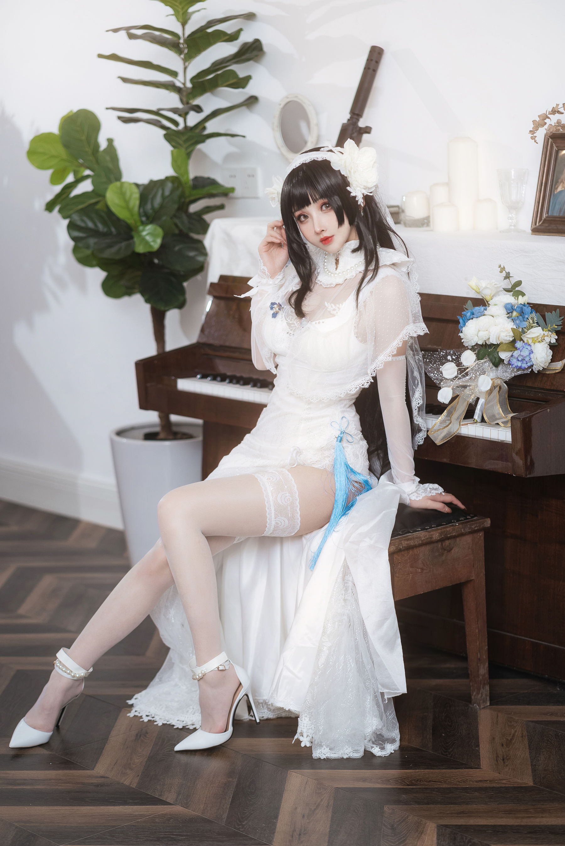  COS福利rioko凉凉子 - 95花嫁 第10张