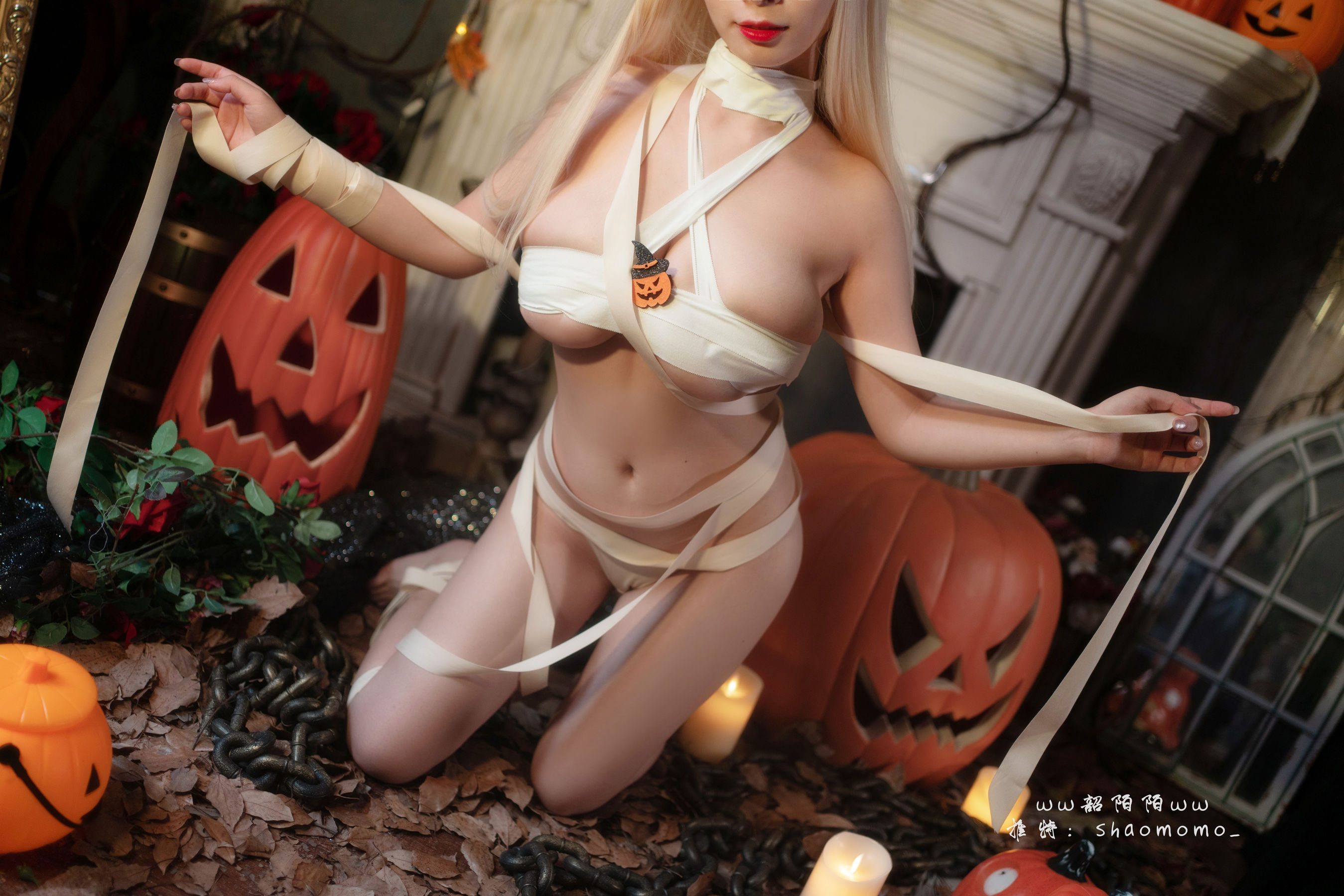  Cosplay美女韶陌陌 - 万圣节绷带 第17张