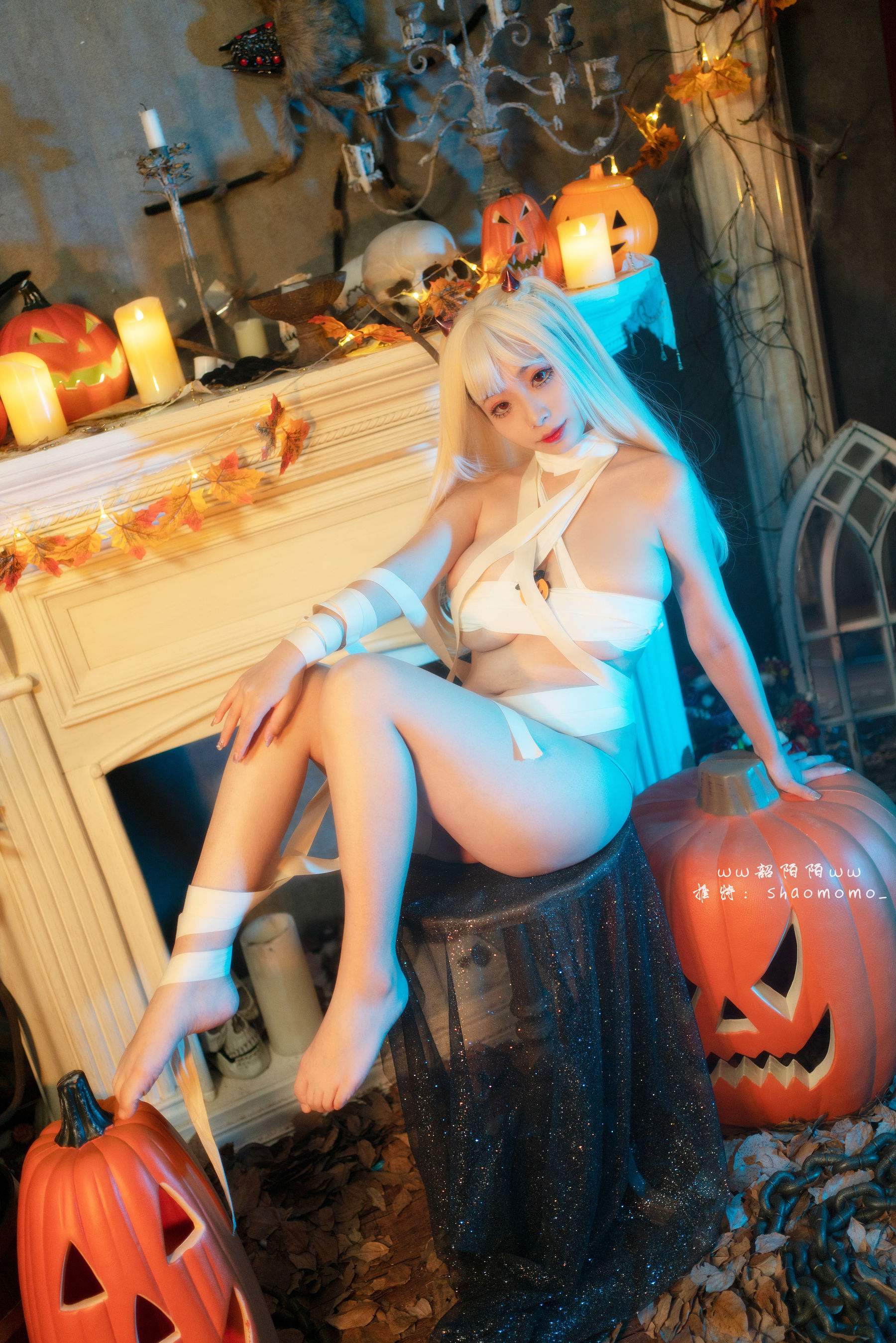  Cosplay美女韶陌陌 - 万圣节绷带 第10张