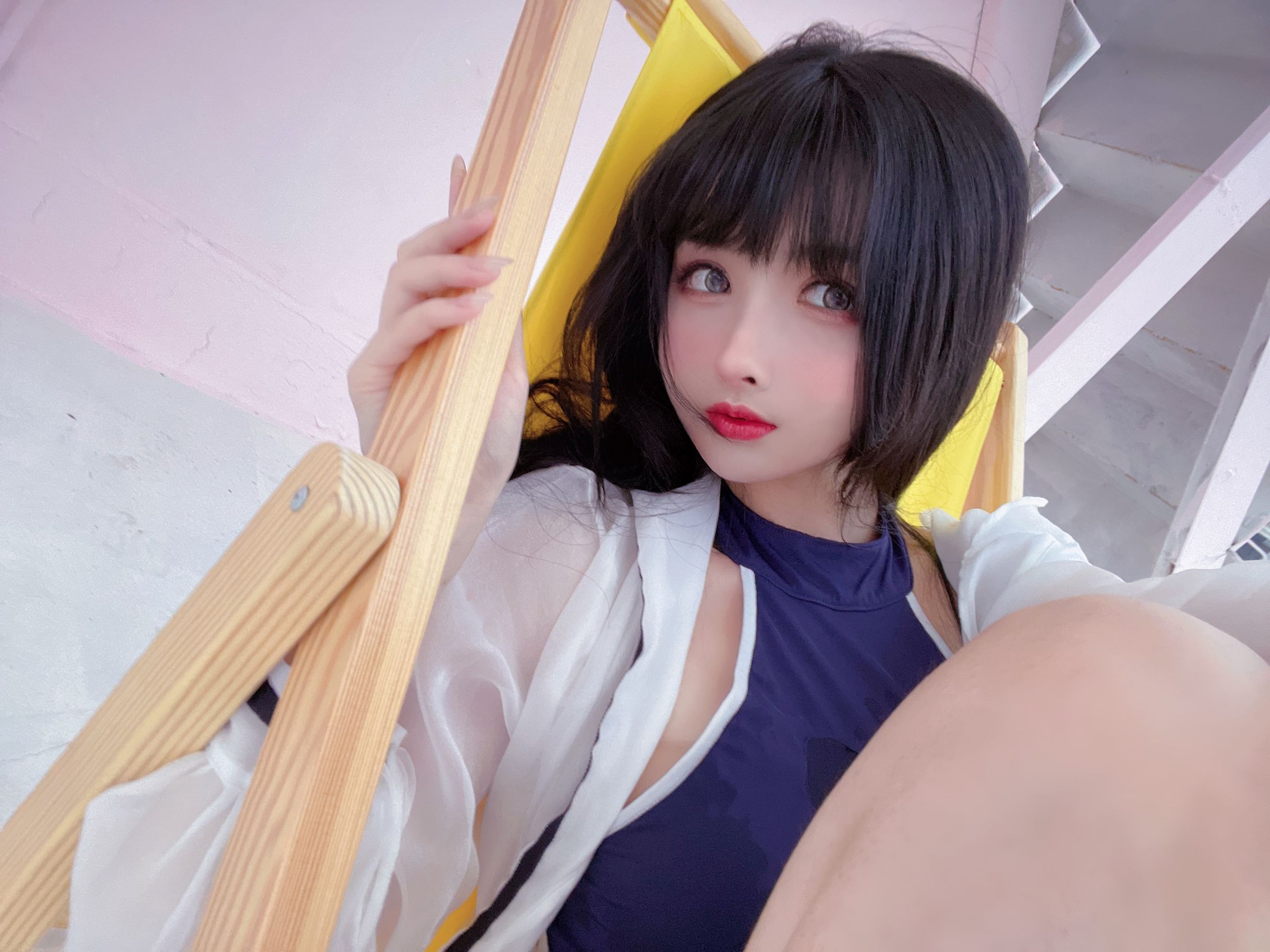  COS福利rioko凉凉子 - 天台竞泳 第37张