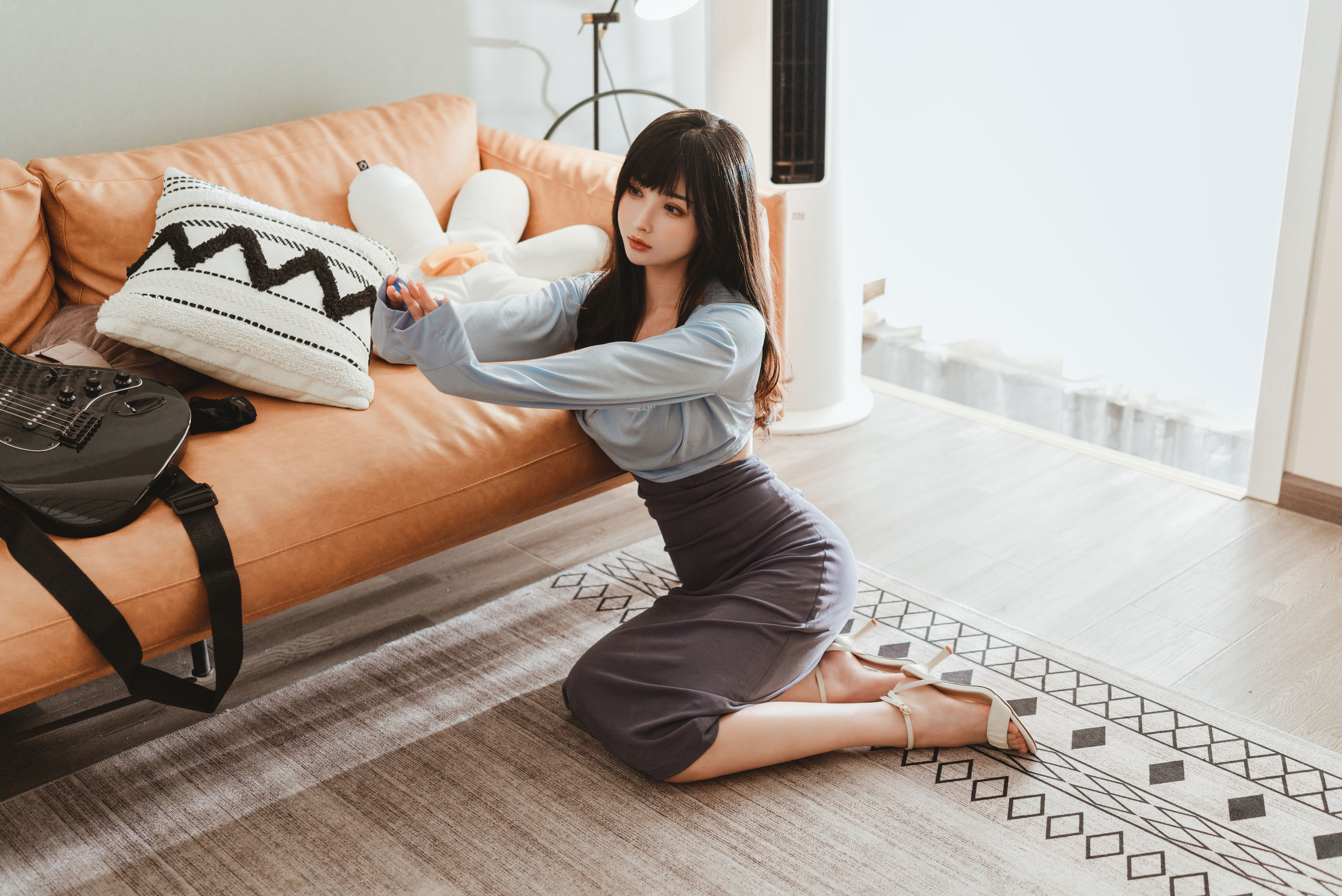  COS福利rioko凉凉子 - 吉他妹妹系带裙 第25张