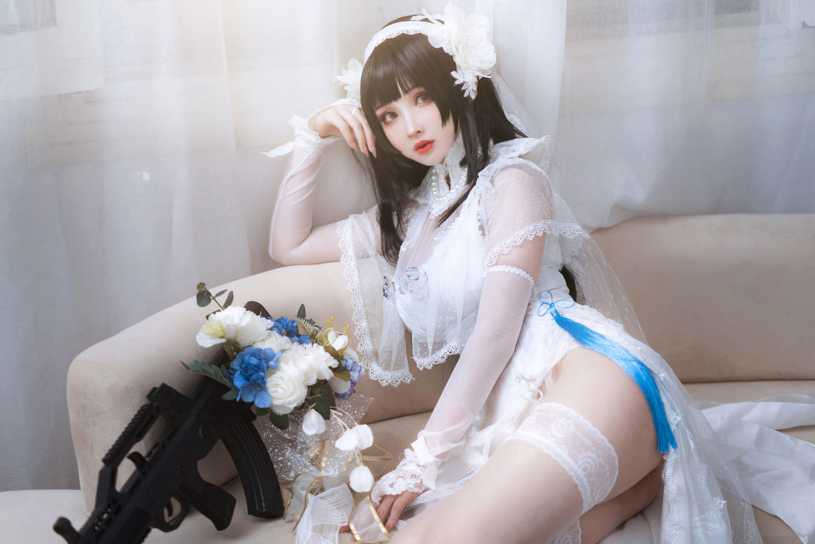  COS福利rioko凉凉子 - 95花嫁 第2张
