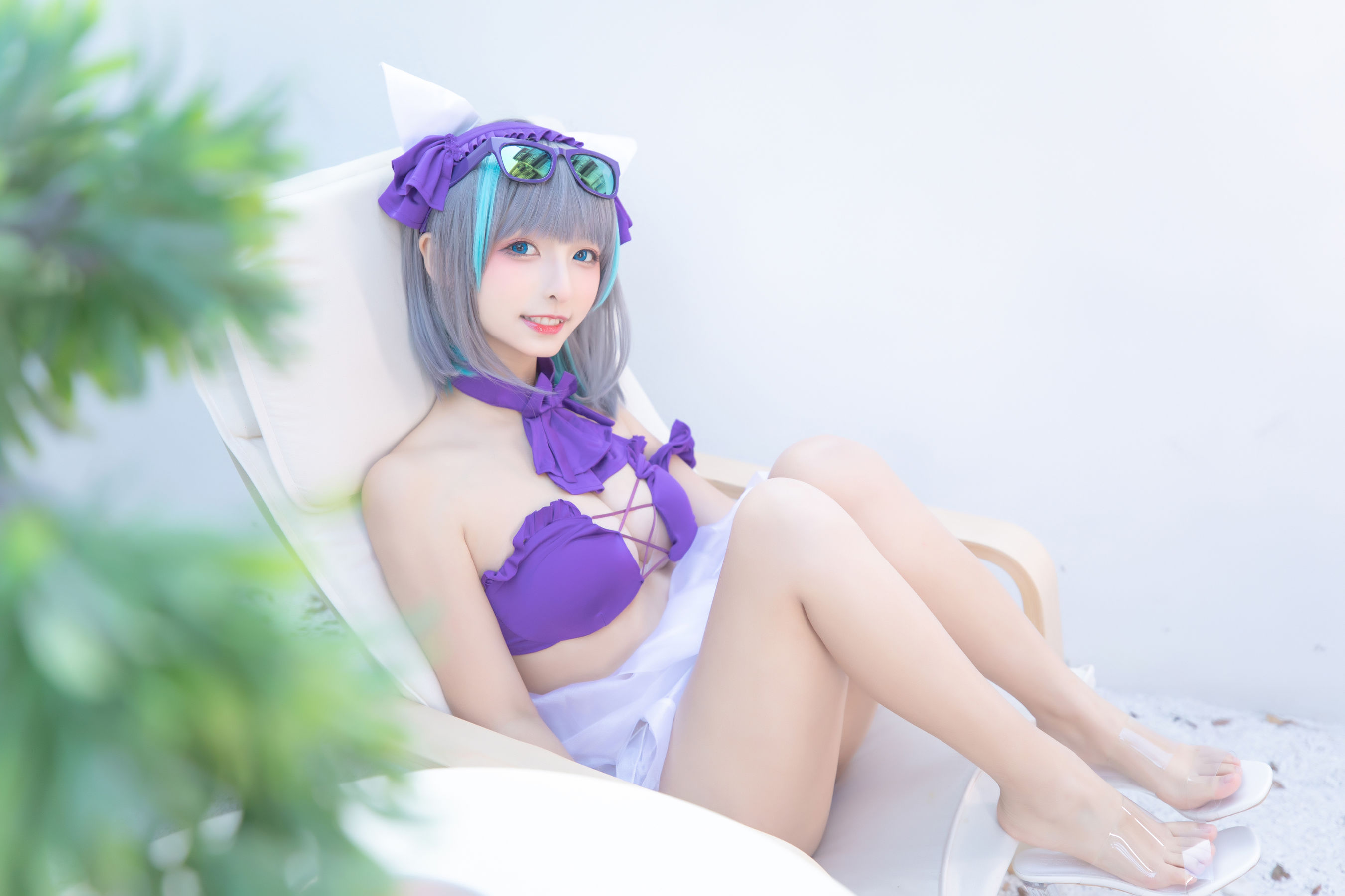  萝莉神楽板真冬 之柴郡 - 纯色庭院 第43张