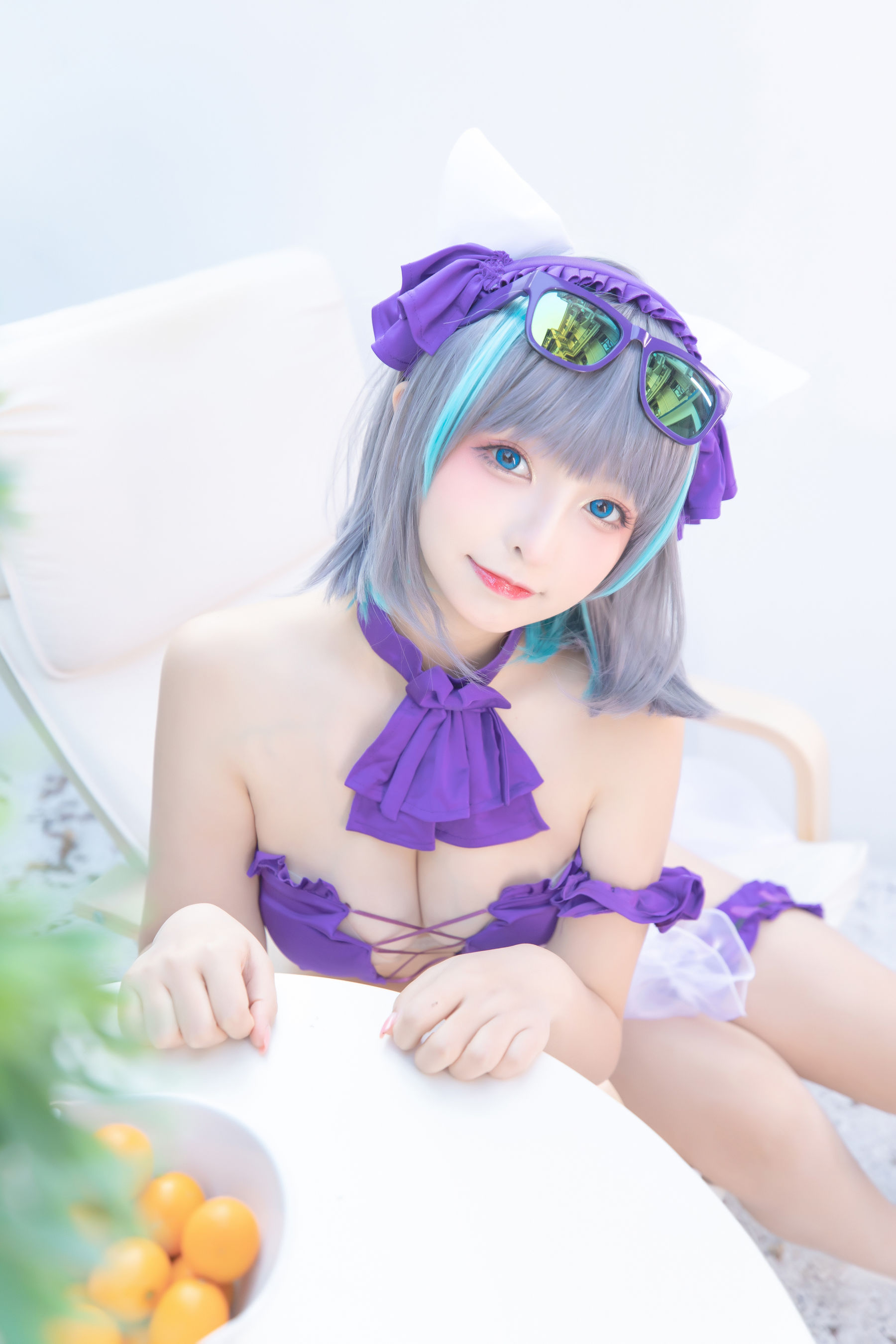 萝莉神楽板真冬 之柴郡 - 纯色庭院 第48张