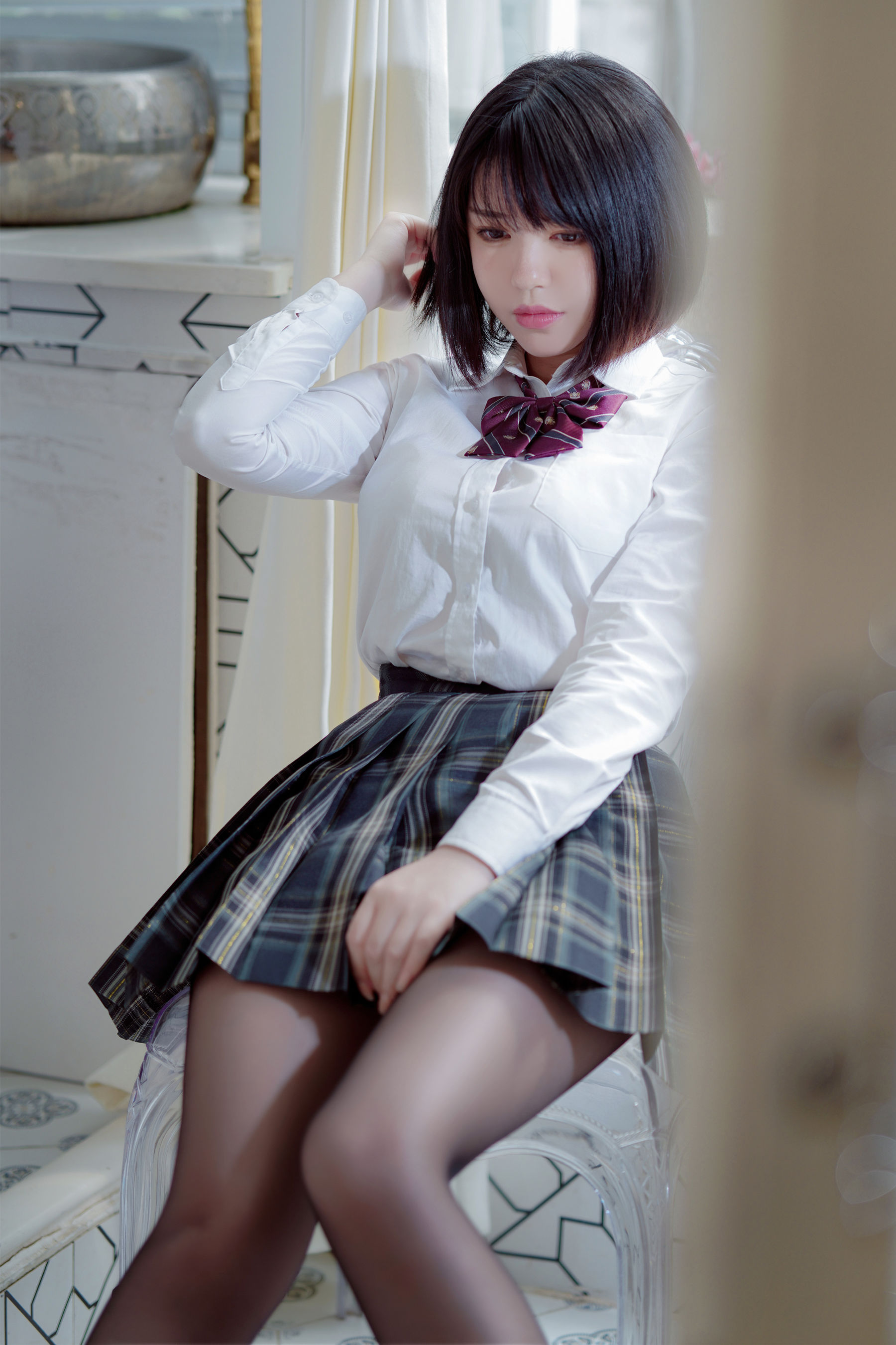  半半子 - 彼女の制服姿が好き 第32张