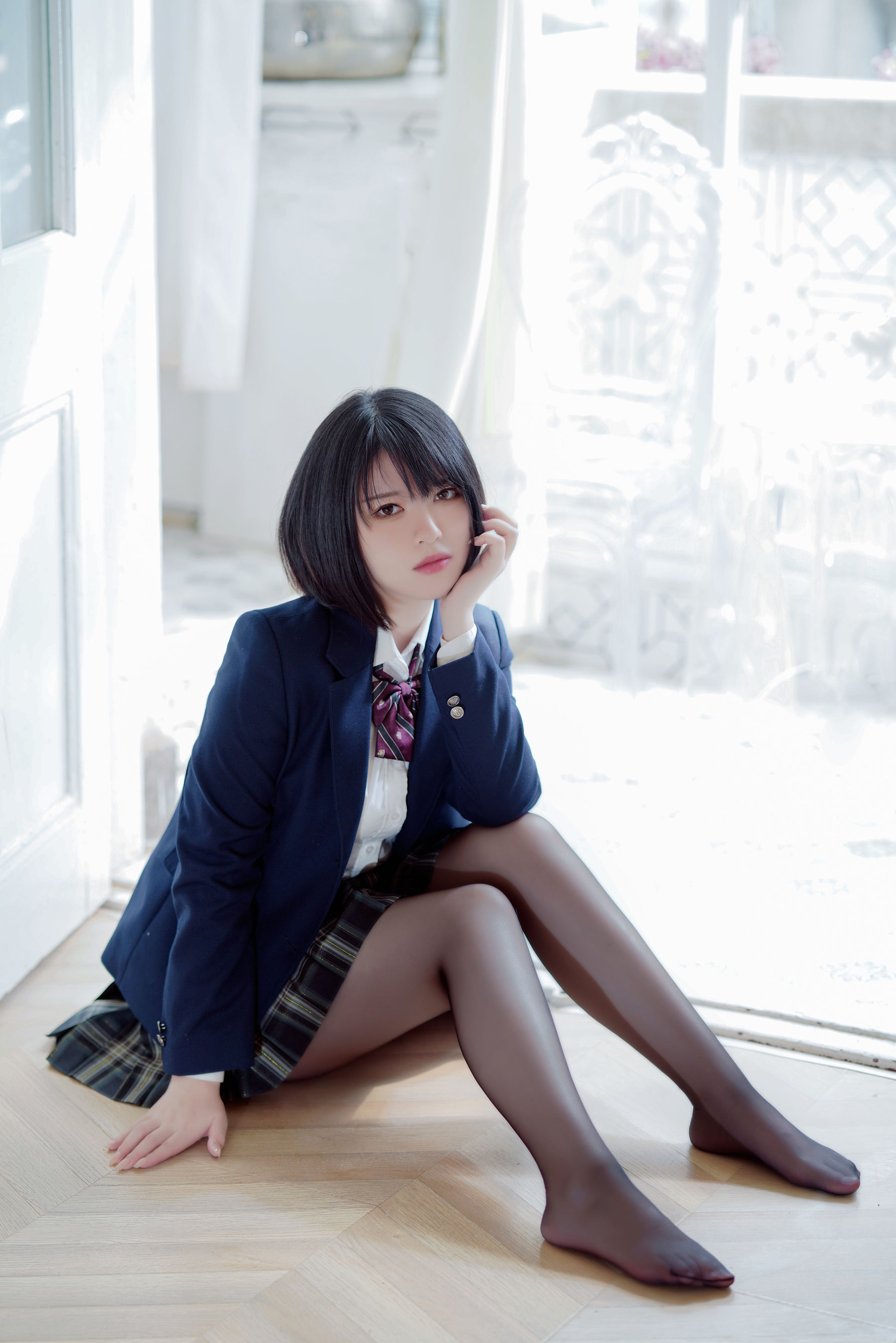  半半子 - 彼女の制服姿が好き 第3张